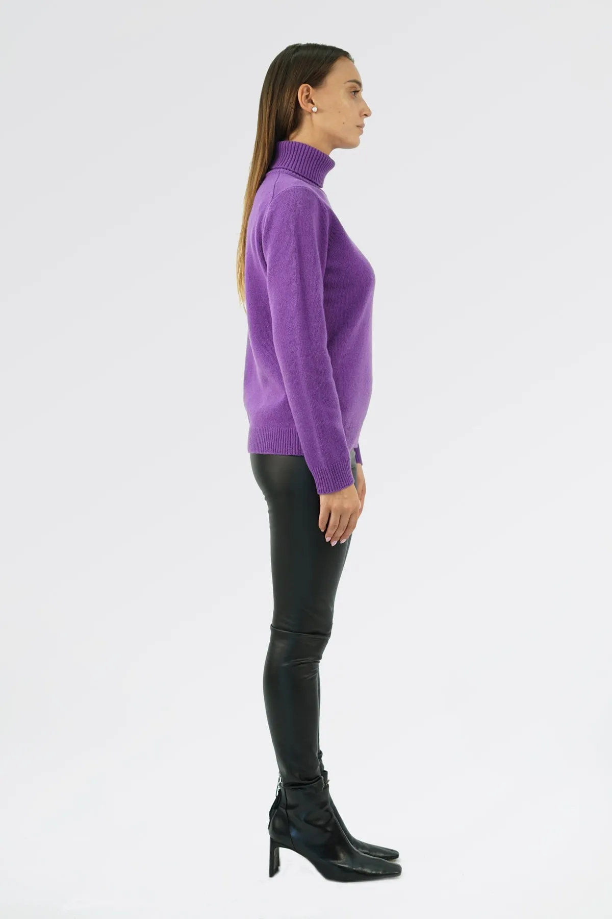 Elegante Maglia Dolcevita Donna - Maglione Donna Invernali - Autunno/Inverno - 100% Pura Lana Vergine | Brunella Gori