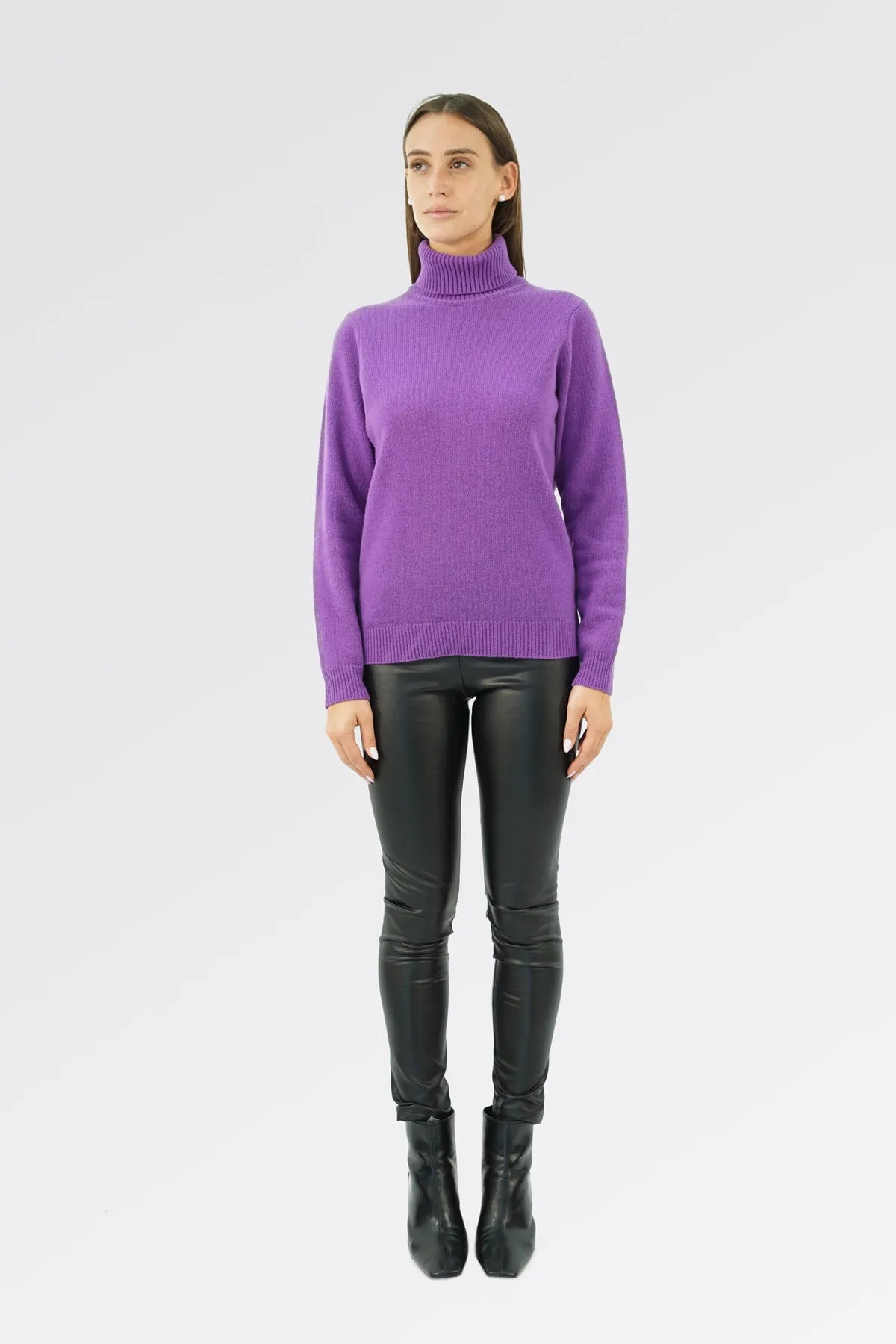 Elegante Maglia Dolcevita Donna - Maglione Donna Invernali - Autunno/Inverno - 100% Pura Lana Vergine | Brunella Gori