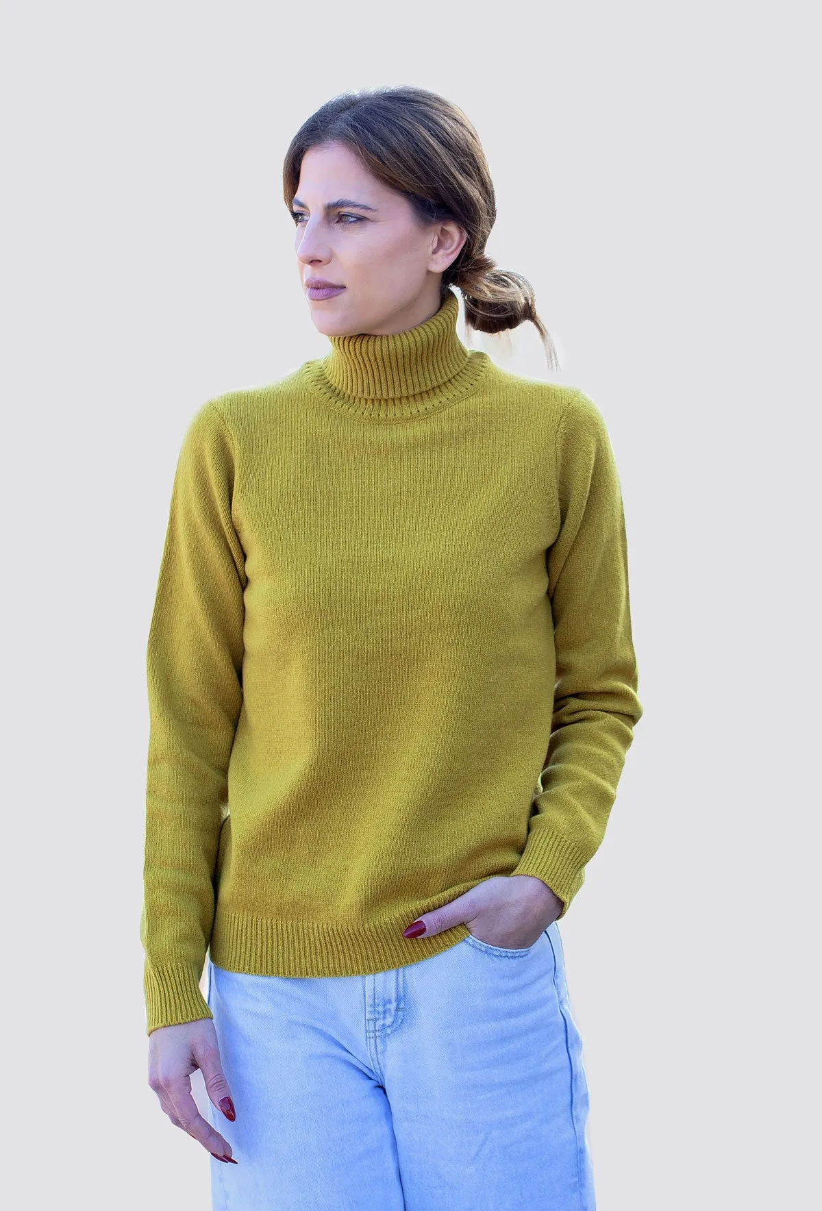 Elegante Maglia Dolcevita Donna - Maglione Donna Invernali - Autunno/Inverno - 100% Pura Lana Vergine | Brunella Gori