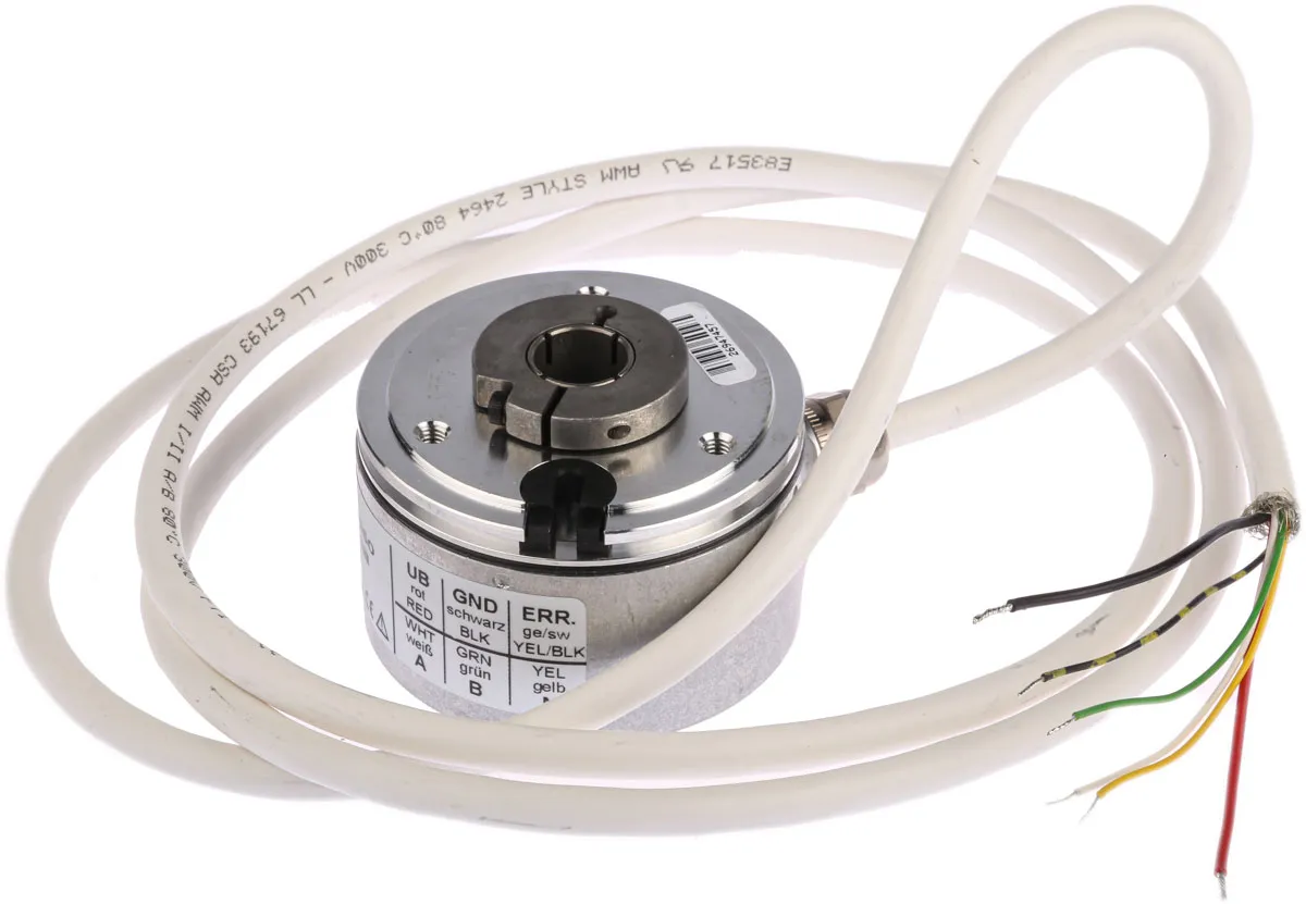 Encoder incrementale Hengstler, 1024 impulsi giro , dia. albero 12mm, uscita Push Pull