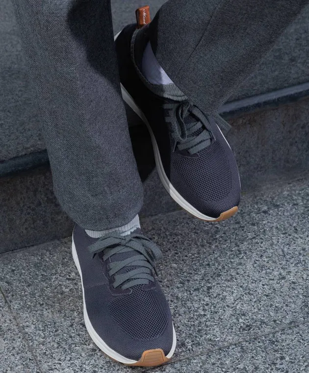 Enrico Mandelli Scarpe da ginnastica grigie DWALKP4950