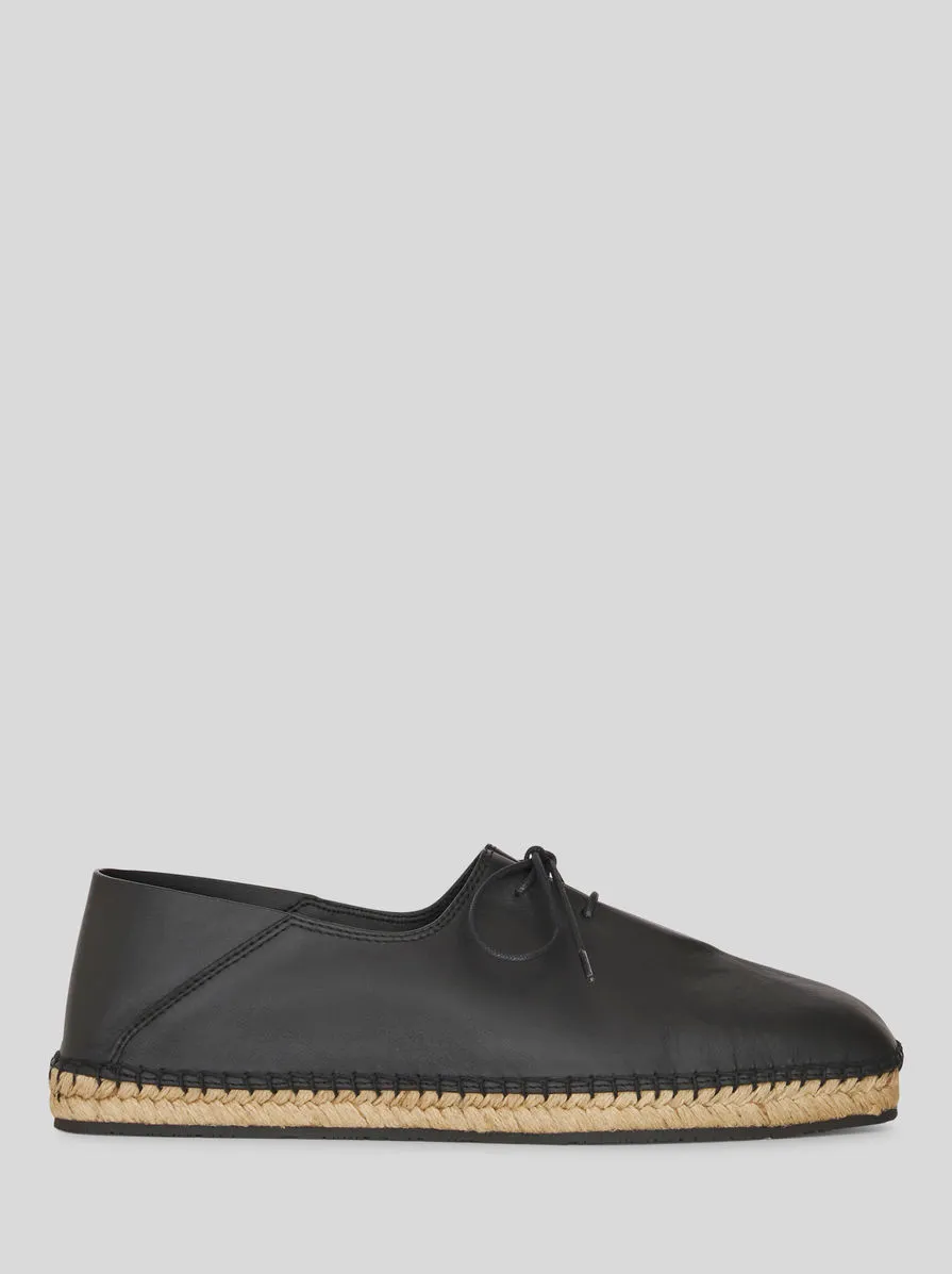 ESPADRILASS LACE UP IN PELLE