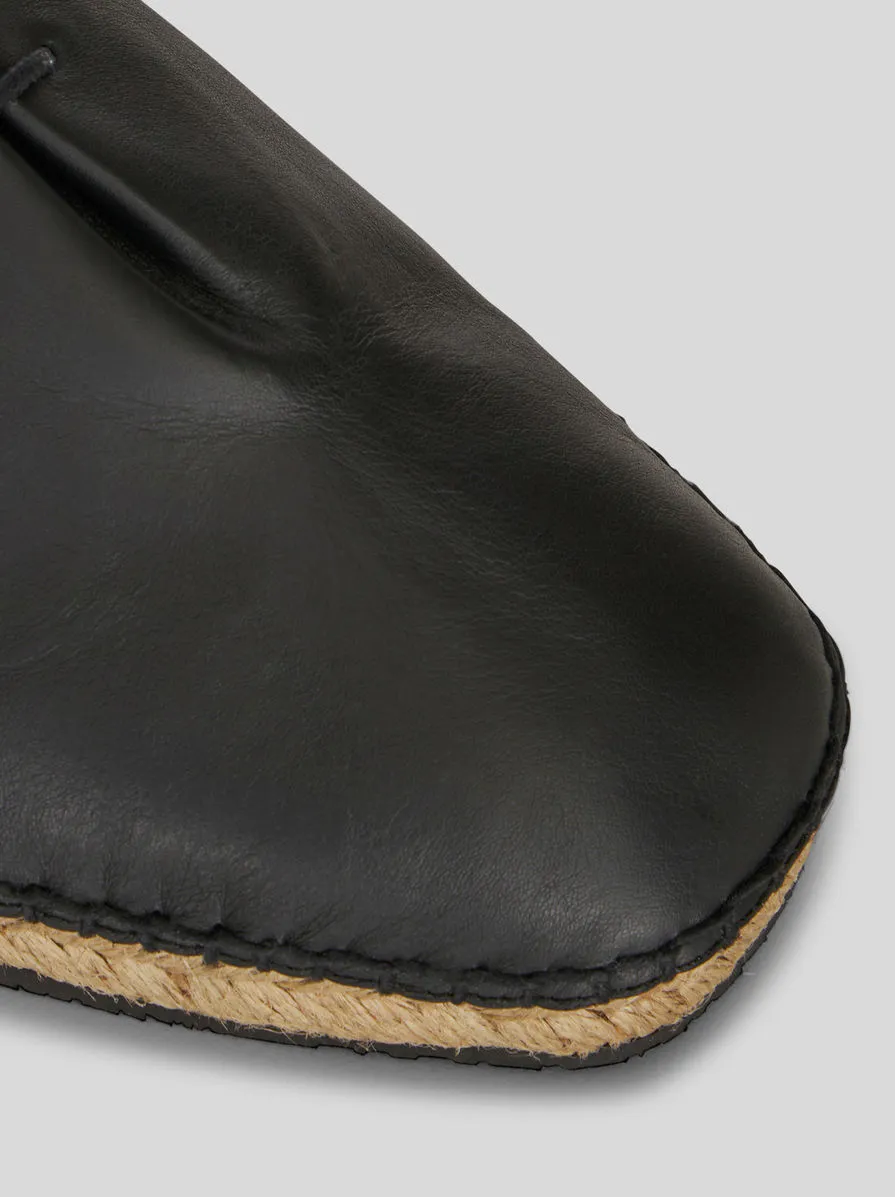 ESPADRILASS LACE UP IN PELLE
