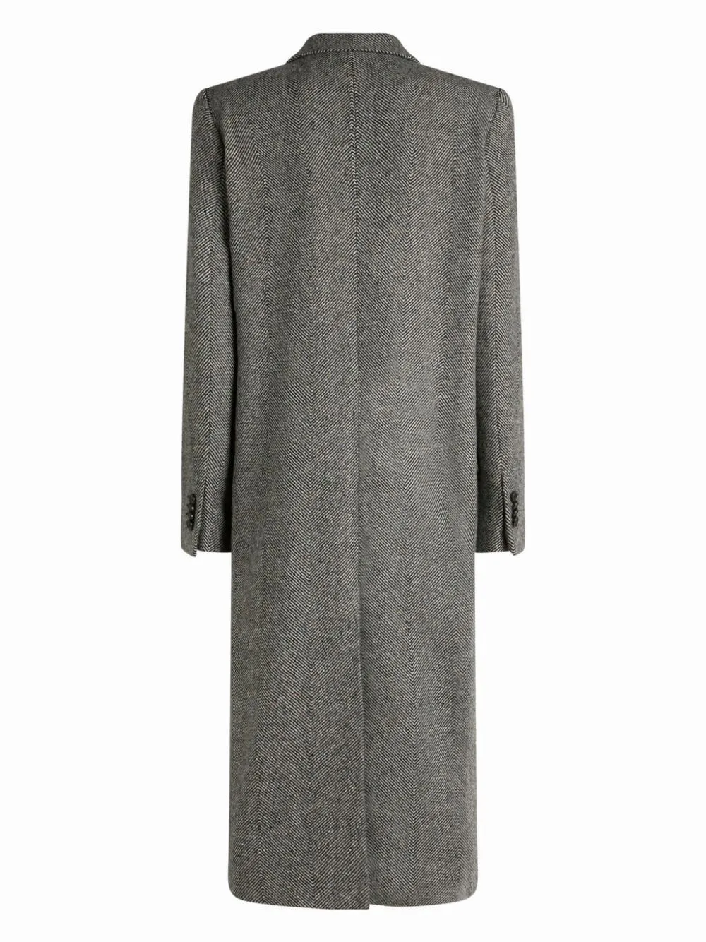   Etro  Cappotto lungo spina di pesce  