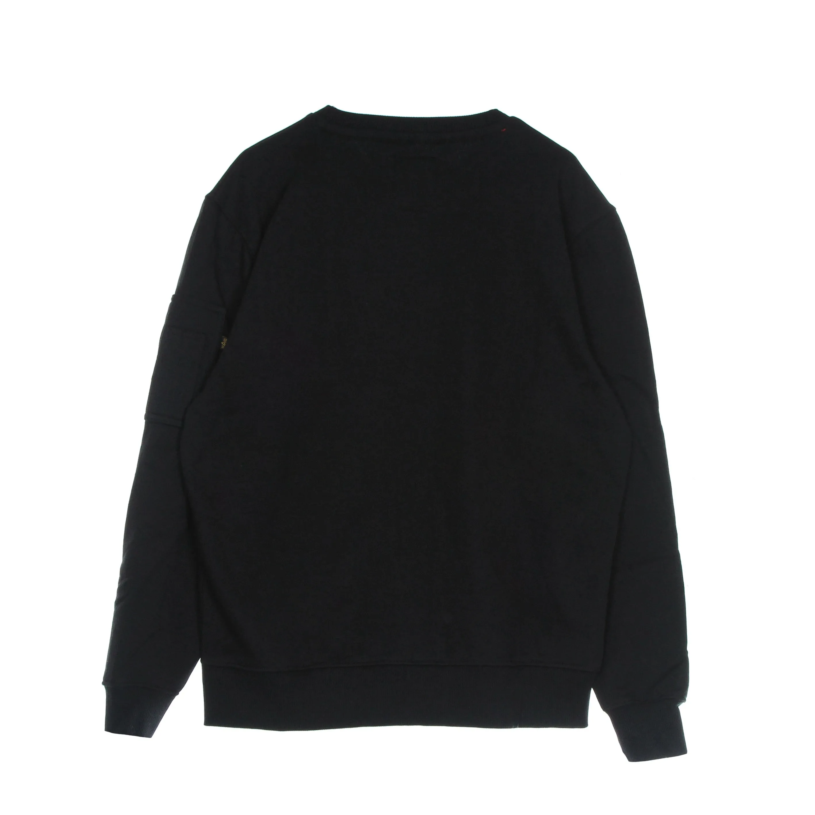 Felpa Girocollo Uomo Nasa Reflective Sweater Black
