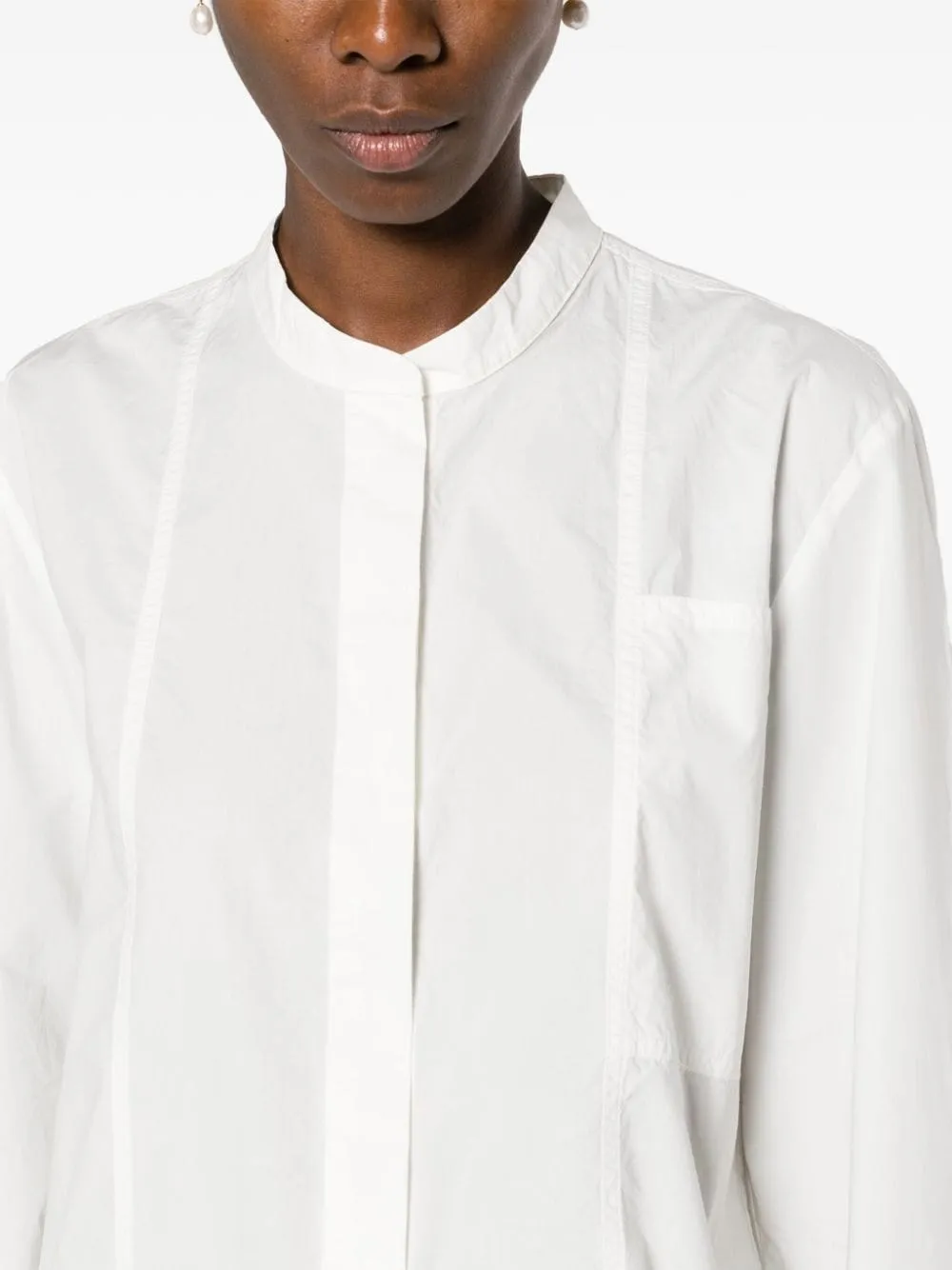   Forte_forte  Camicia bianca senza colletto  