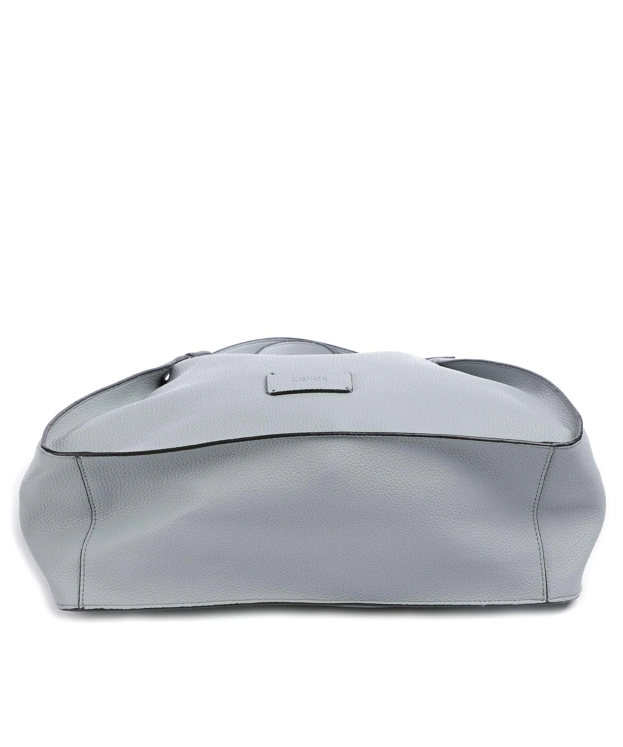  FredsBruder Burk Borsa shopper pelle granulata blu chiaro  