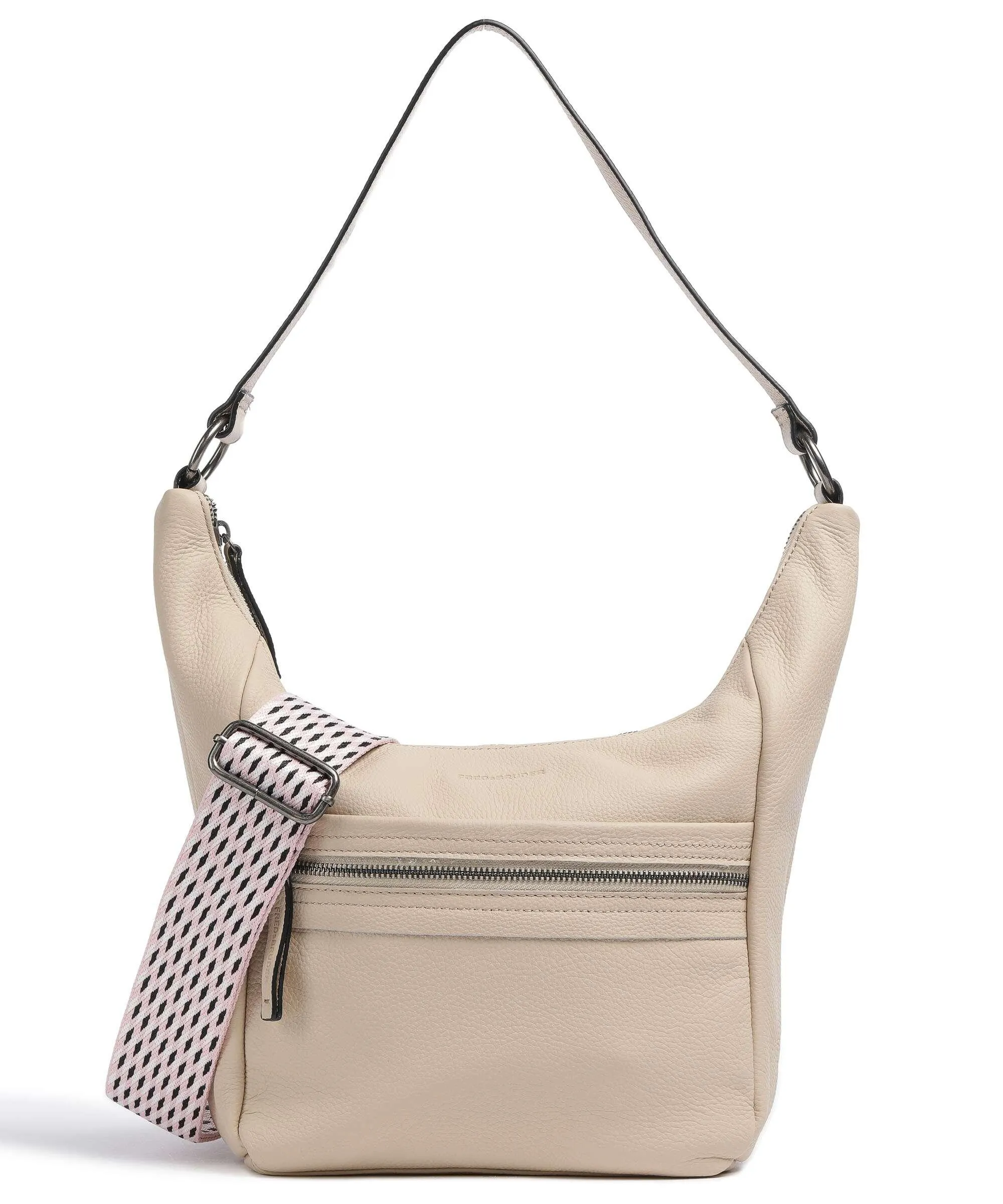 FredsBruder Hendassa Borsa hobo pelle granulata beige  