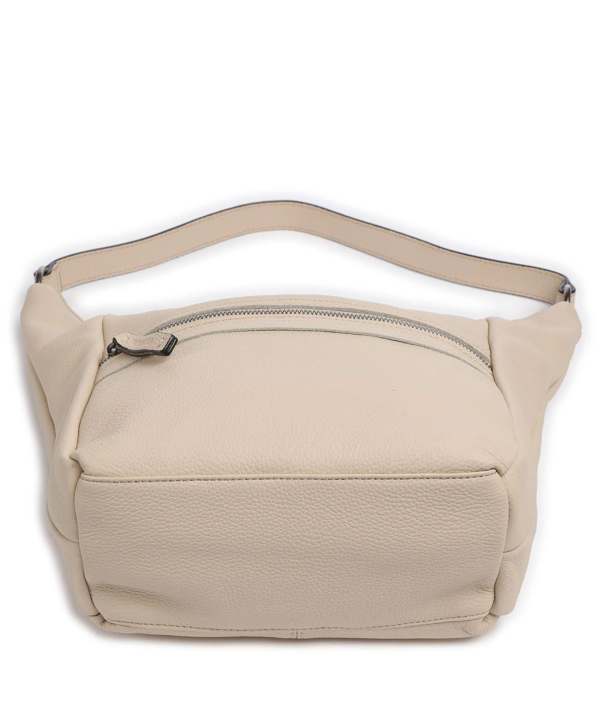  FredsBruder Hendassa Borsa hobo pelle granulata beige  