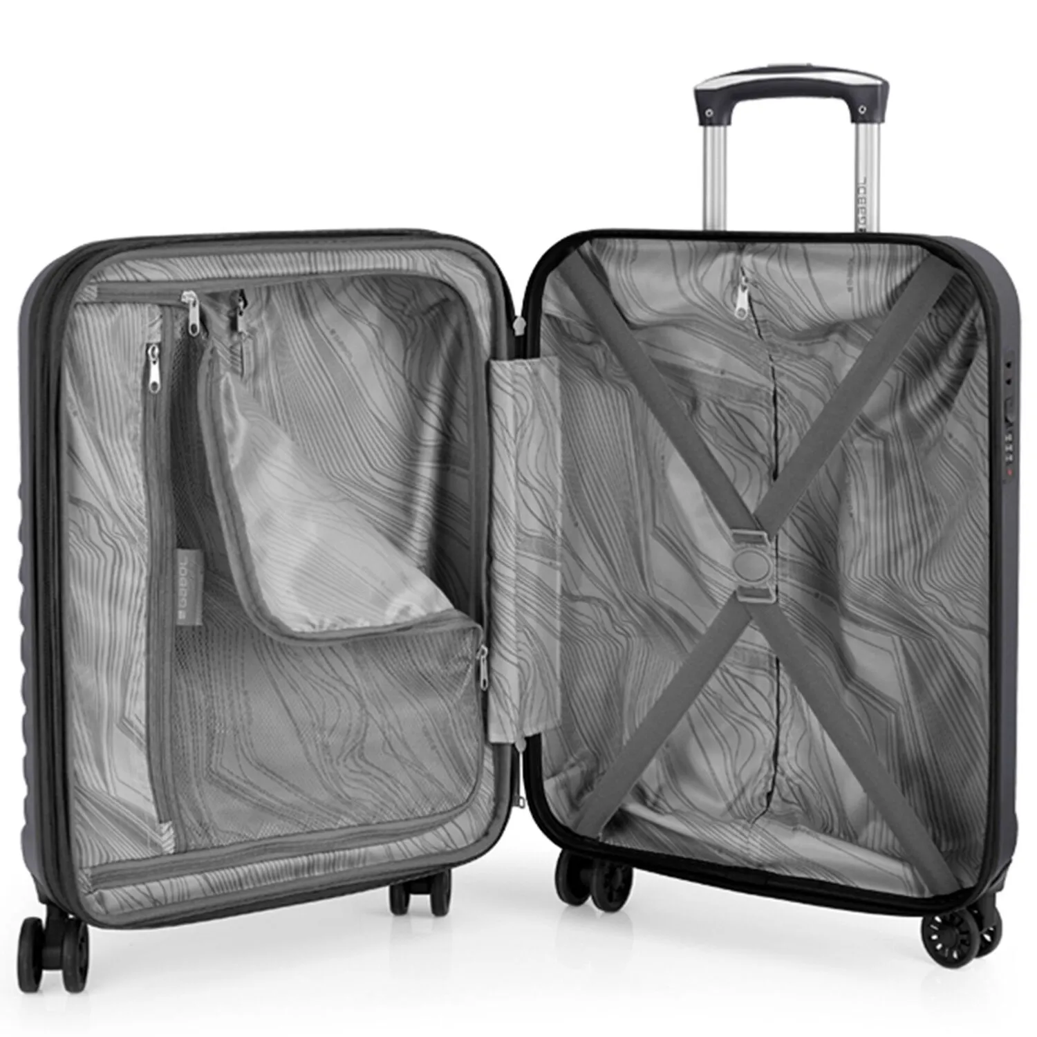 Gabol Journey 4 ruote Set di valigie 3 pezzi