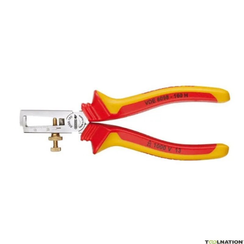 Gedore 1552074 VDE 8098 H Spelafili VDE con isolamento a manicotto 160 mm