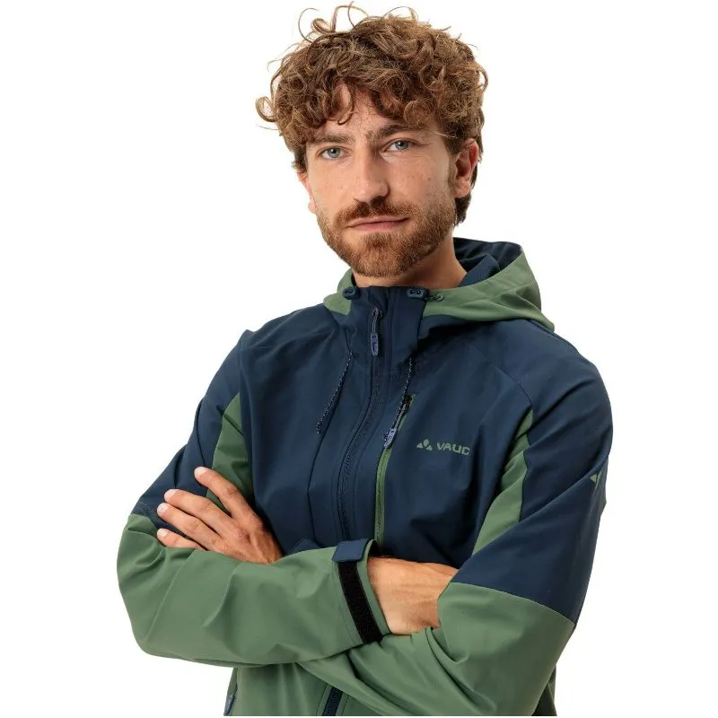 Giacca a vento da uomo in legno Vaude Elope Storm Jacket