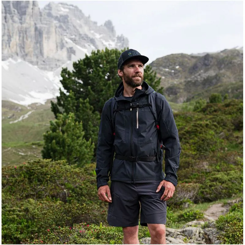 Giacca a vento da uomo in legno Vaude Elope Storm Jacket