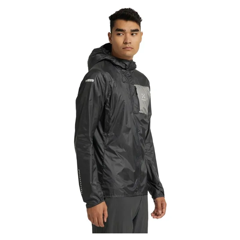 Giacca a vento HAGLOFS L.I.M Shield Hood Uomo (Magnetite/Concrete) Uomo