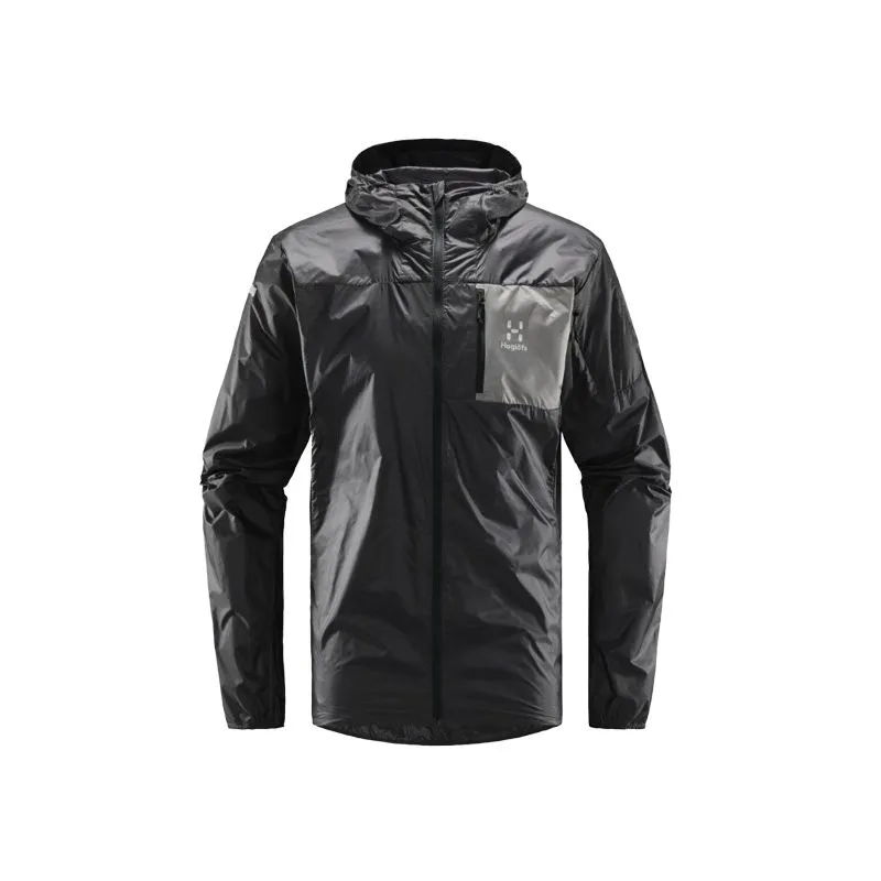 Giacca a vento HAGLOFS L.I.M Shield Hood Uomo (Magnetite/Concrete) Uomo