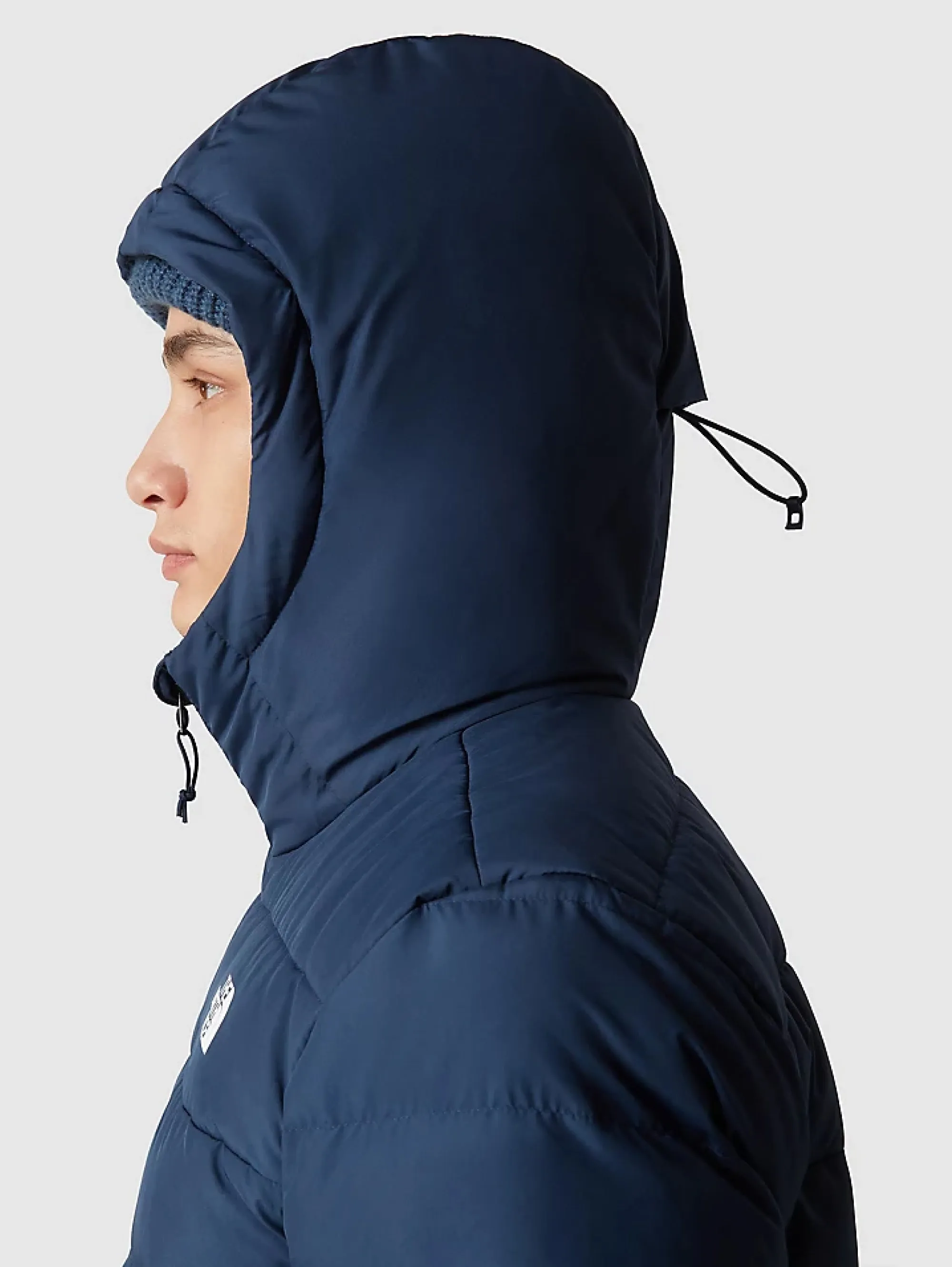 Giacca con cappuccio in piumino Aconcagua Blu Navy