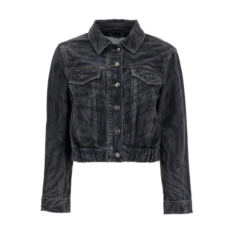 Giacca corta in denim Lazer