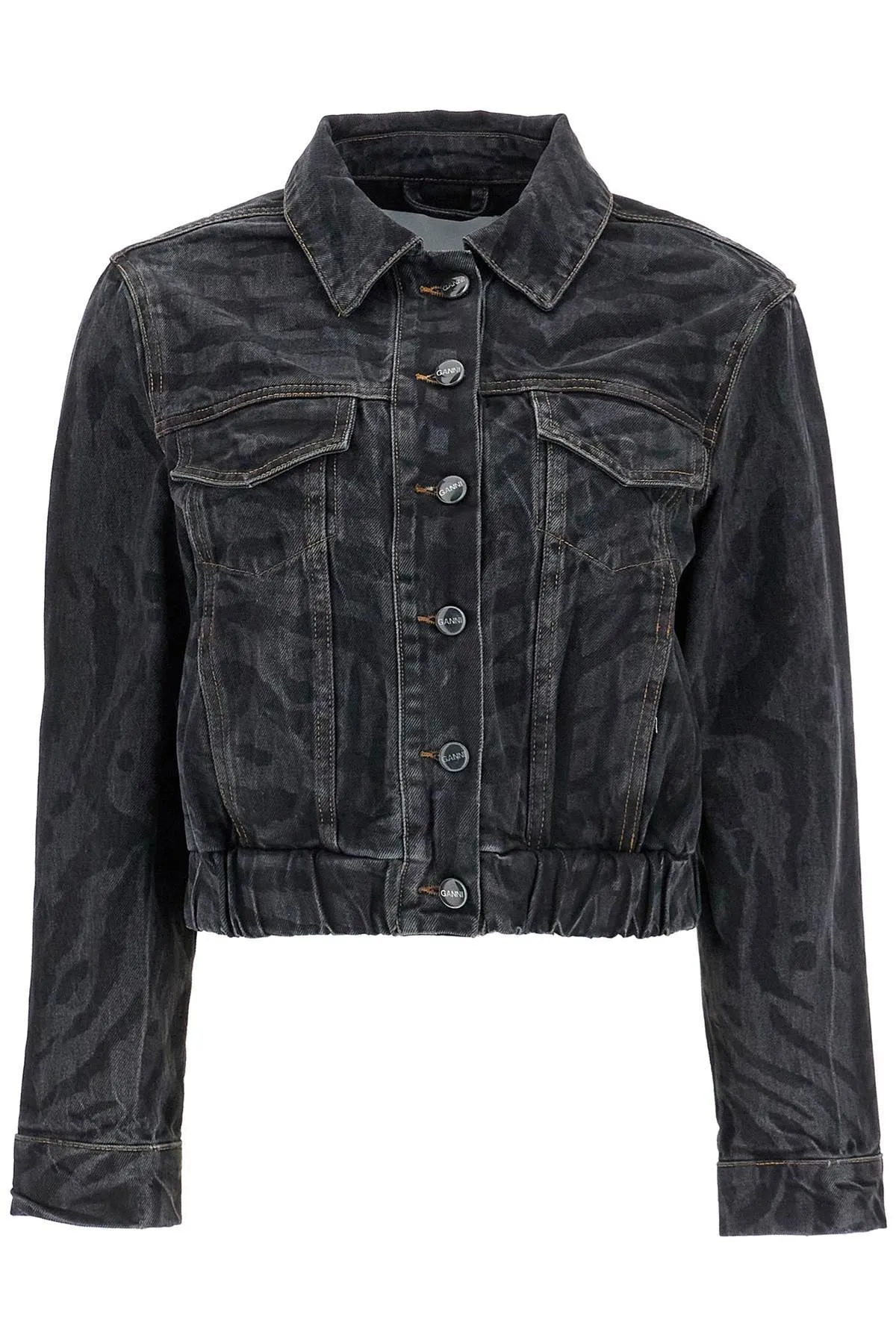 Giacca corta in denim Lazer