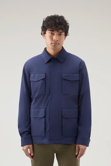Giacca Field in nylon elasticizzato con finitura opaca                                                                          