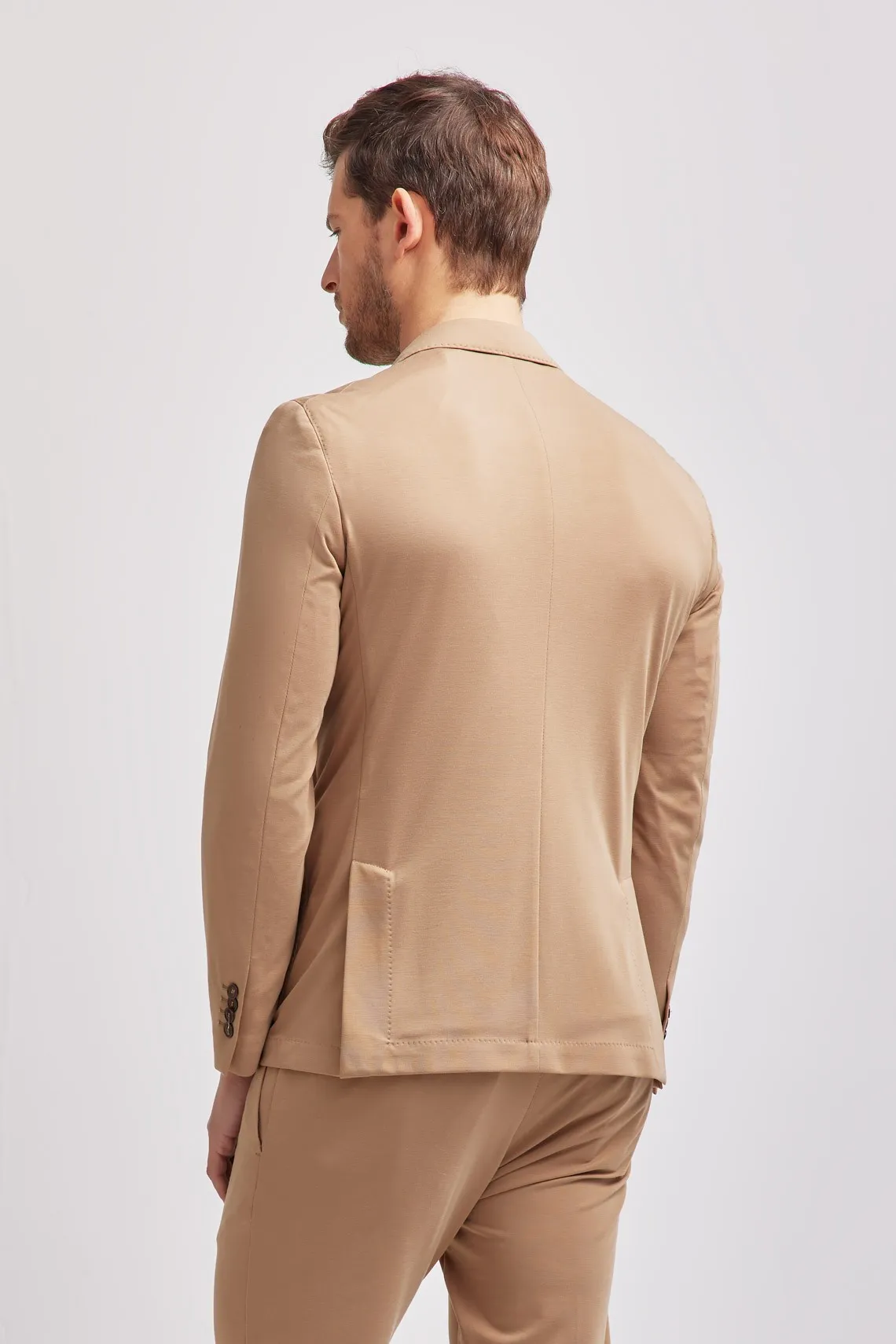 GIACCA IN JERSEY BEIGE