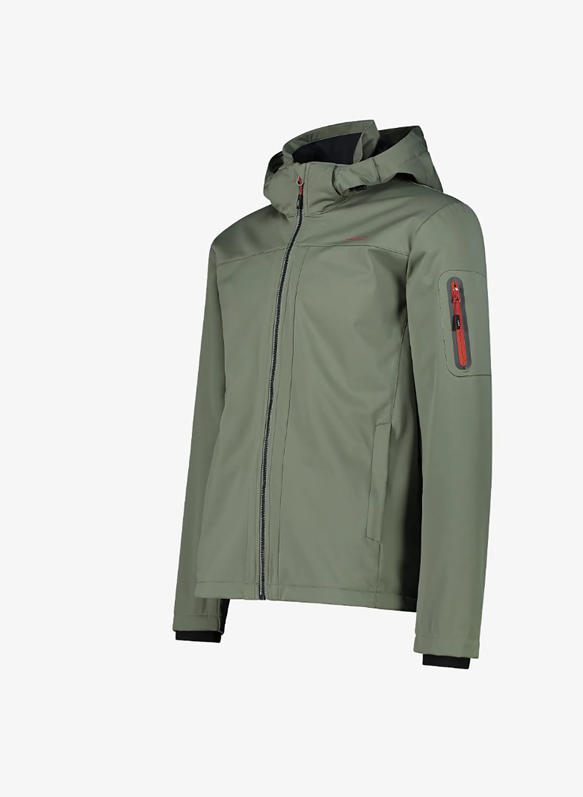 giacca softshell con cappuccio