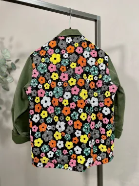 Giacca Vintage Paillettes Margherite