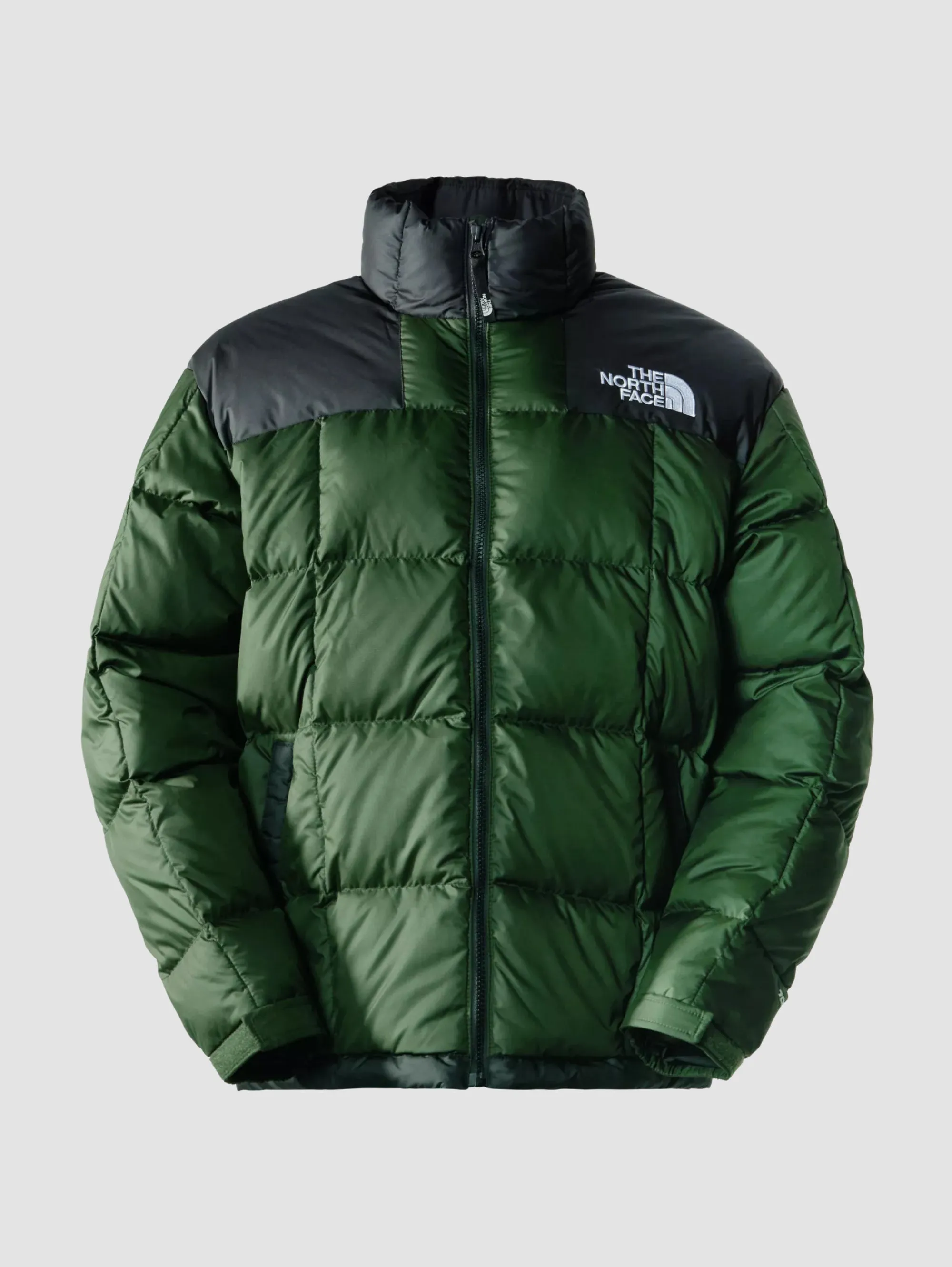 Giaccone Corto Trapuntato in Piuma Lhotse Verde/Nero