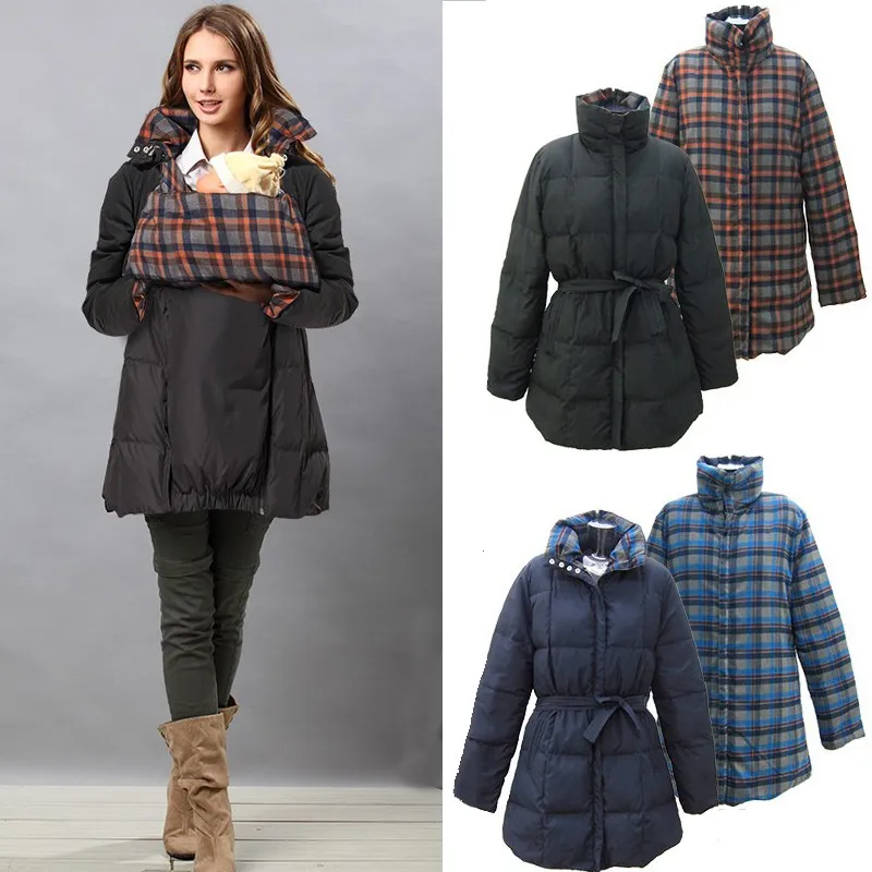 Giaccone Piumino Reversibile Mamma-Bimbo