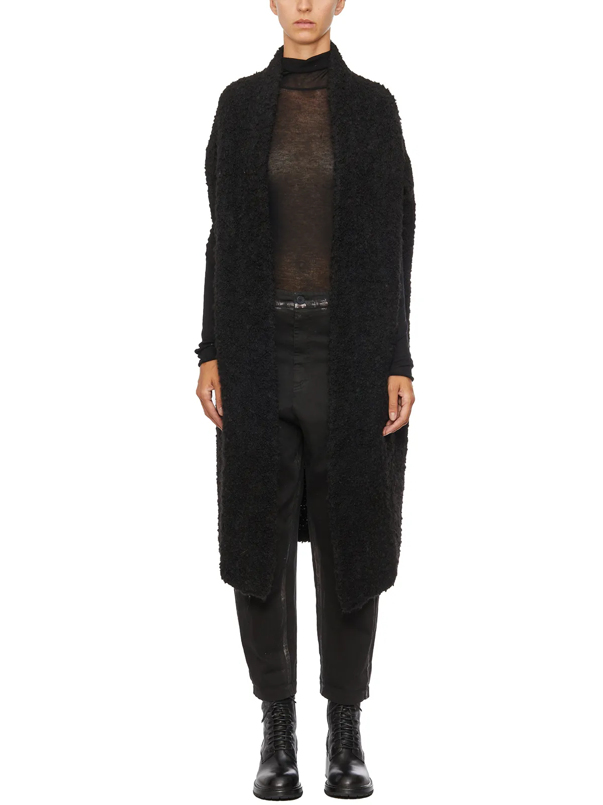 GIORGIO BRATO  GILET IN MAGLIA BUCLE' 