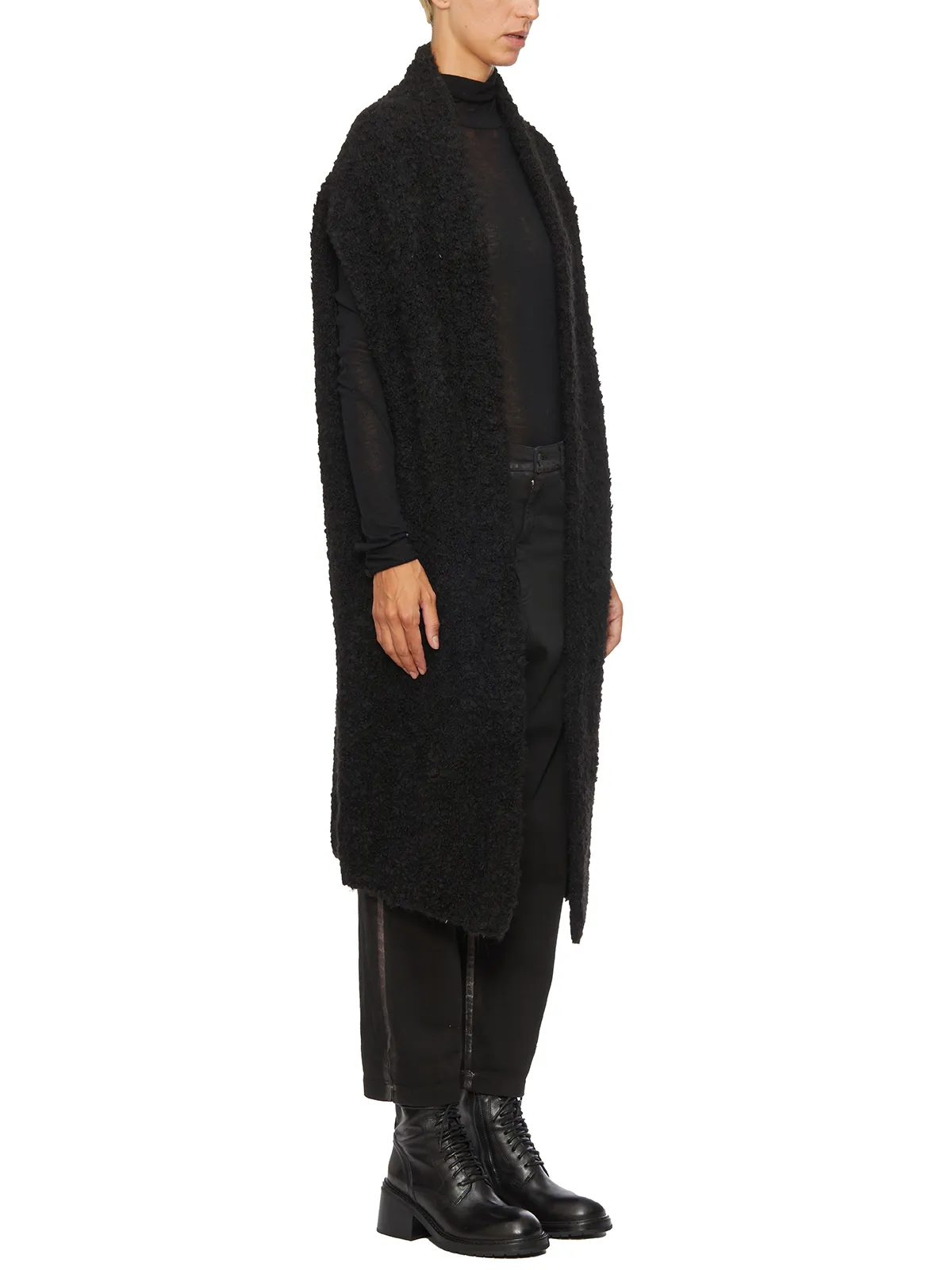 GIORGIO BRATO  GILET IN MAGLIA BUCLE' 