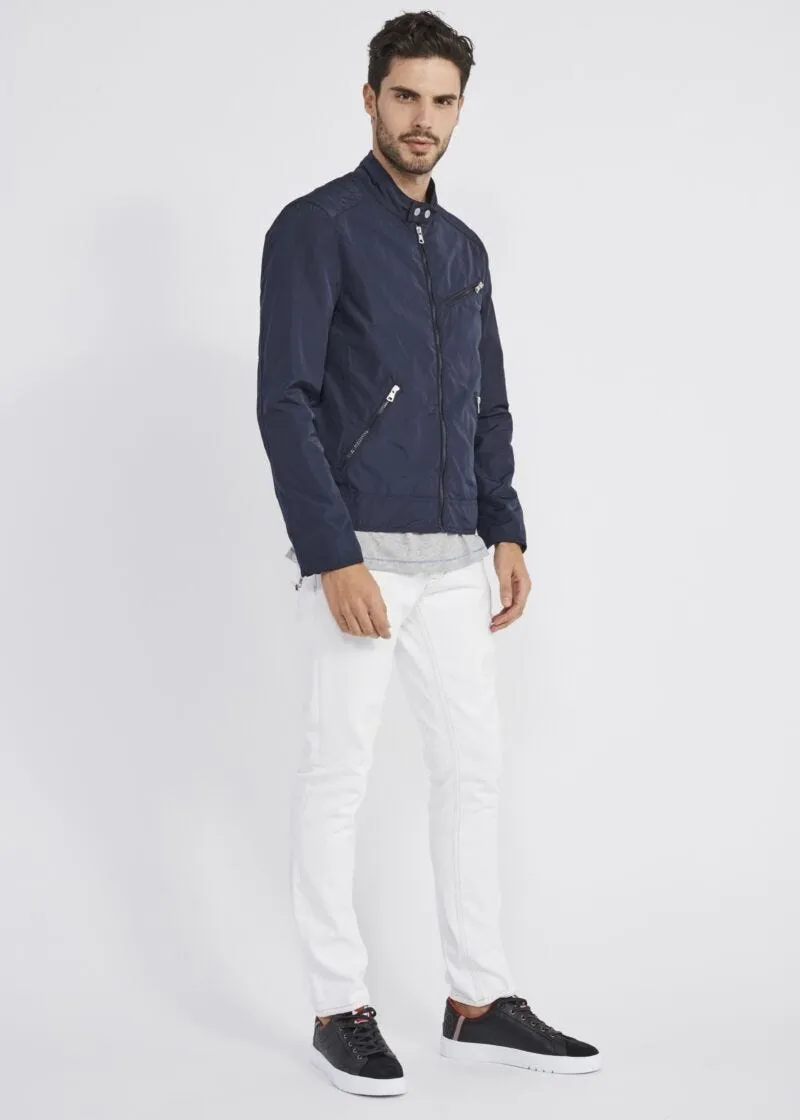 Giubbotto biker in nylon