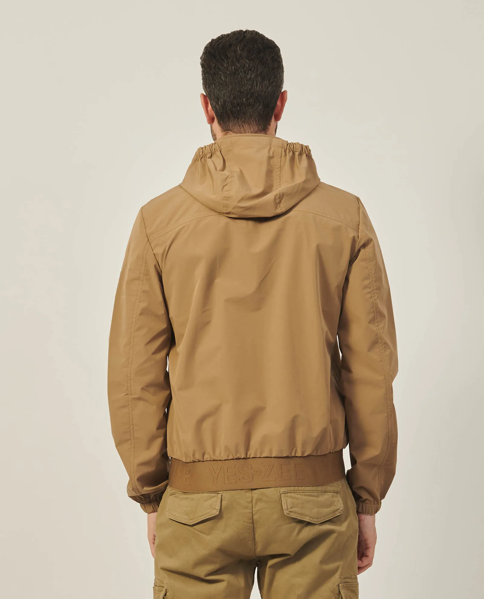 Giubbotto Yes Zee modello bomber con cappuccio