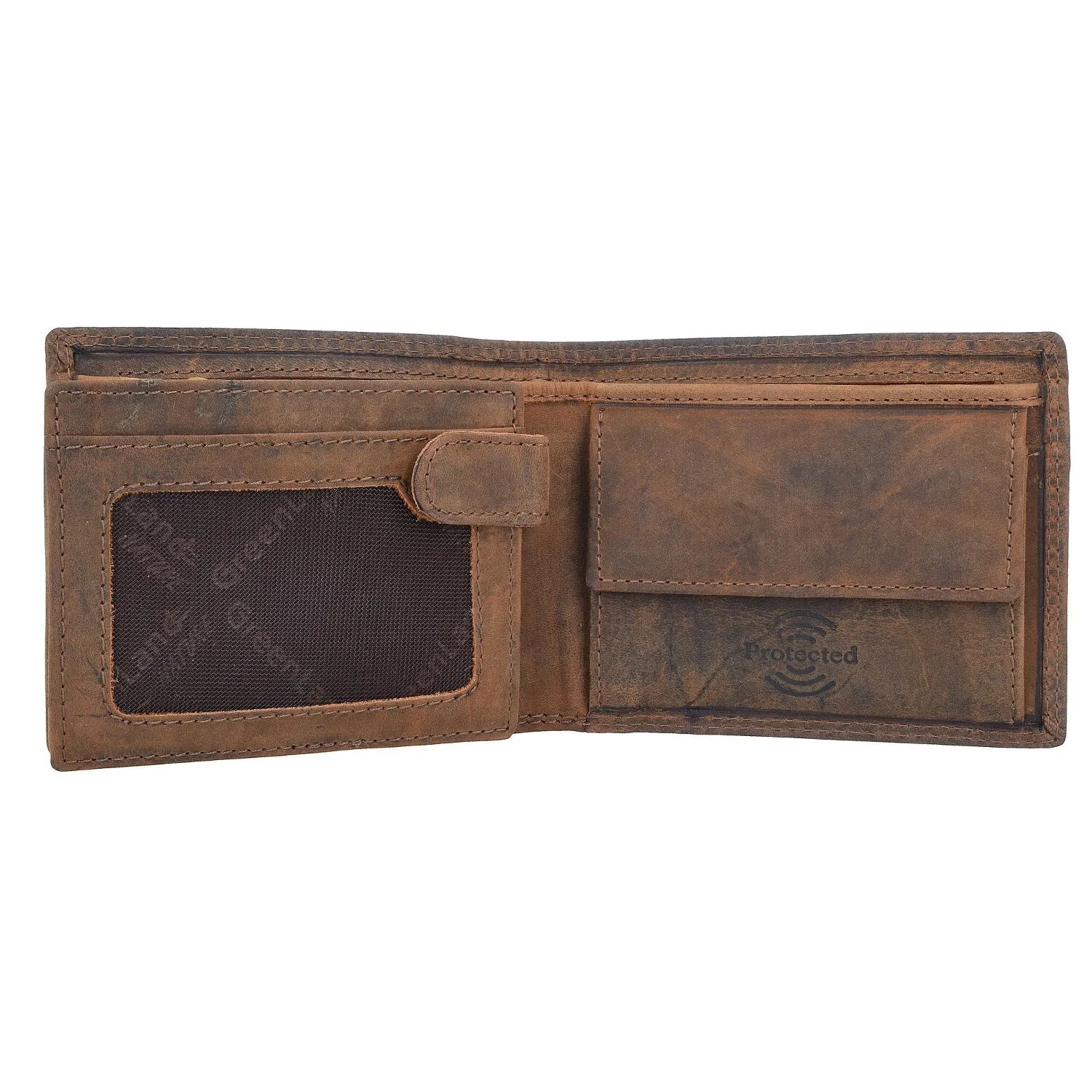Greenland Nature Montenegro Portafoglio RFID in pelle 12 cm