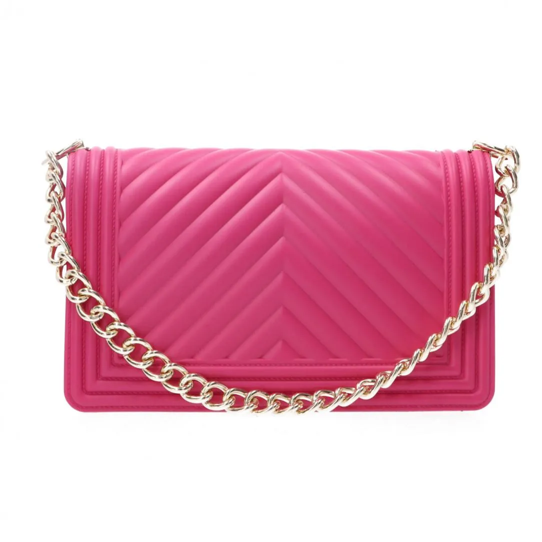 Handbag flat mahnattan medium Fucsia