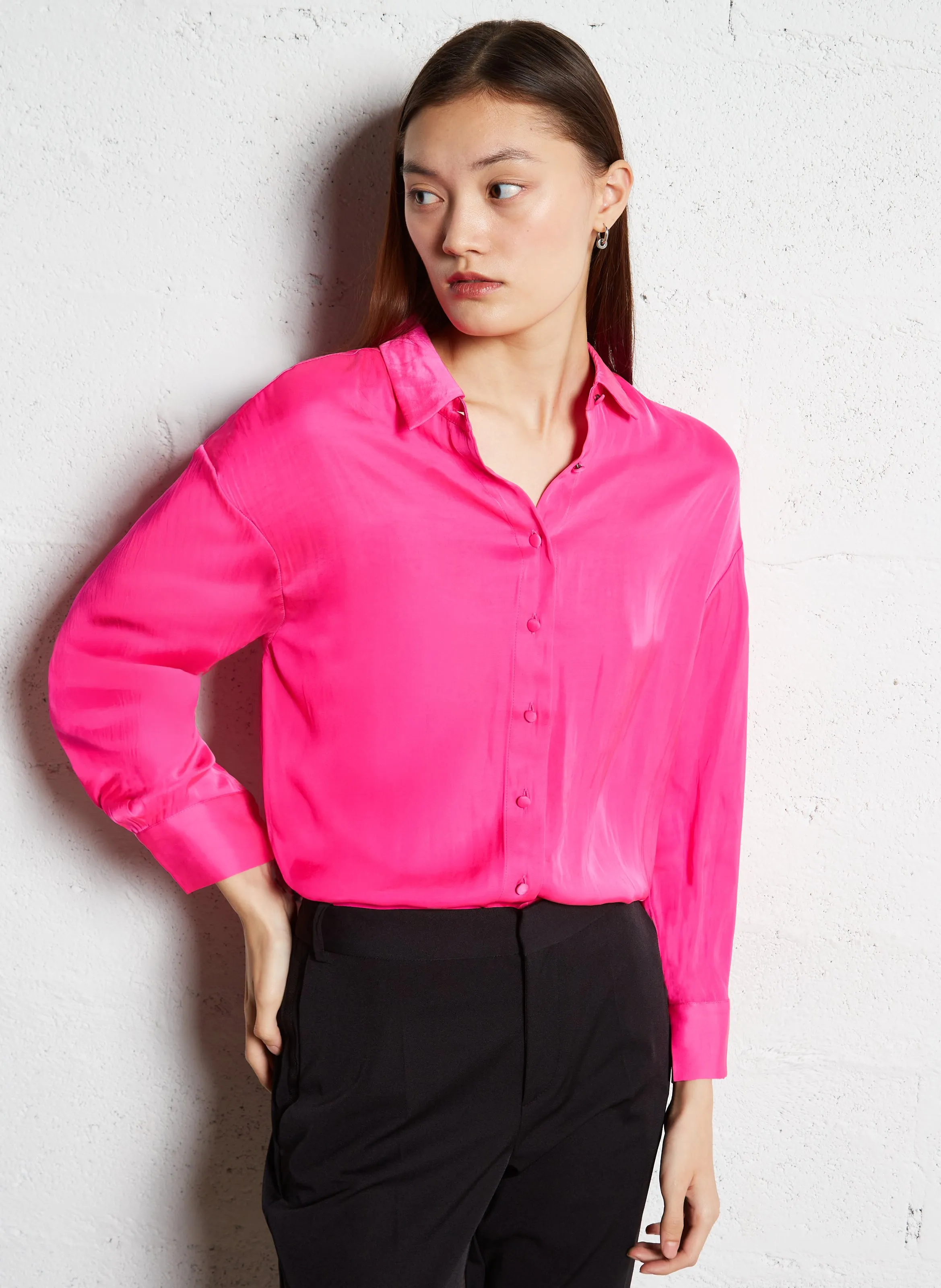  IKKS   Camicia in raso | Rosa