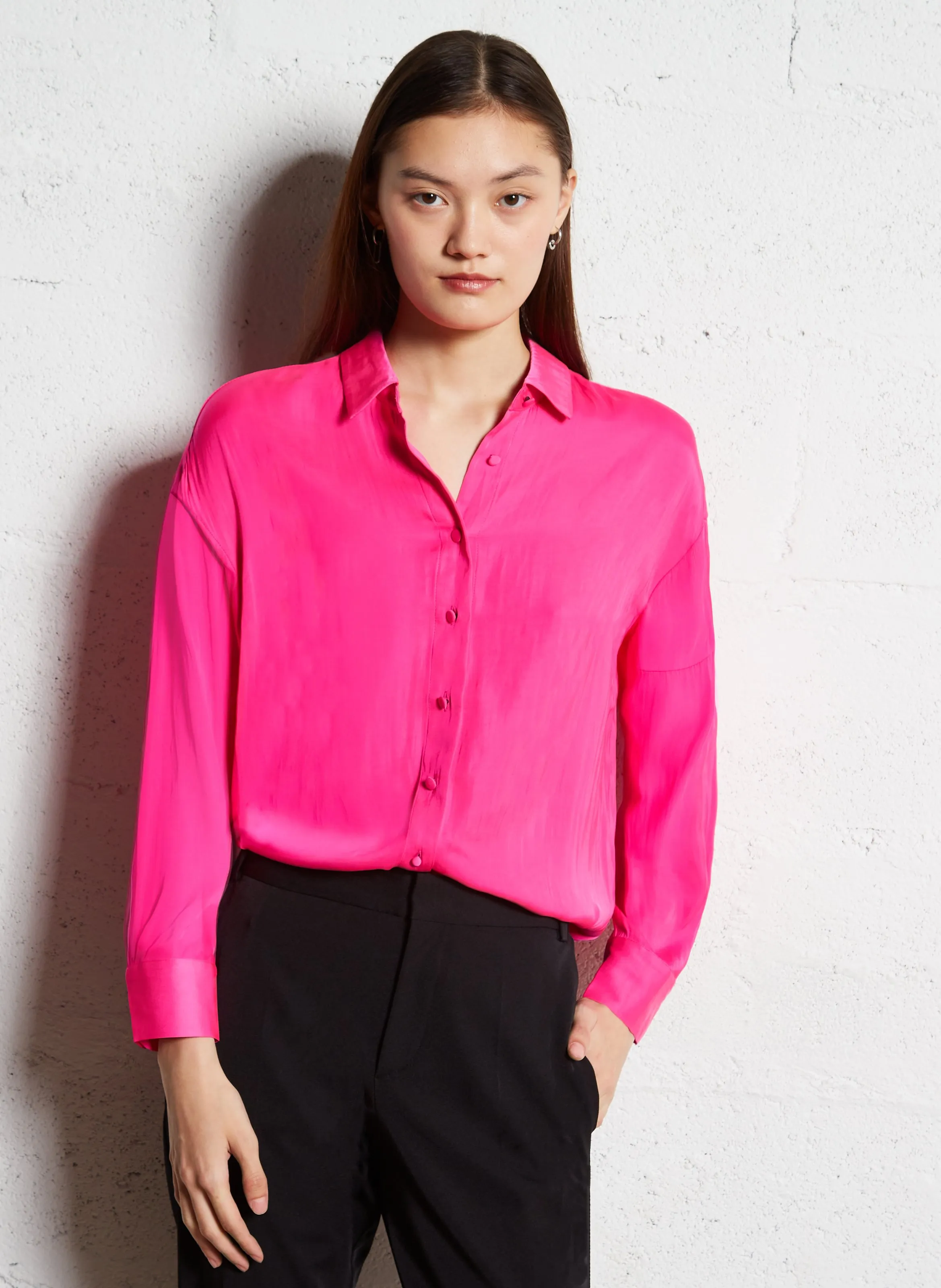  IKKS   Camicia in raso | Rosa