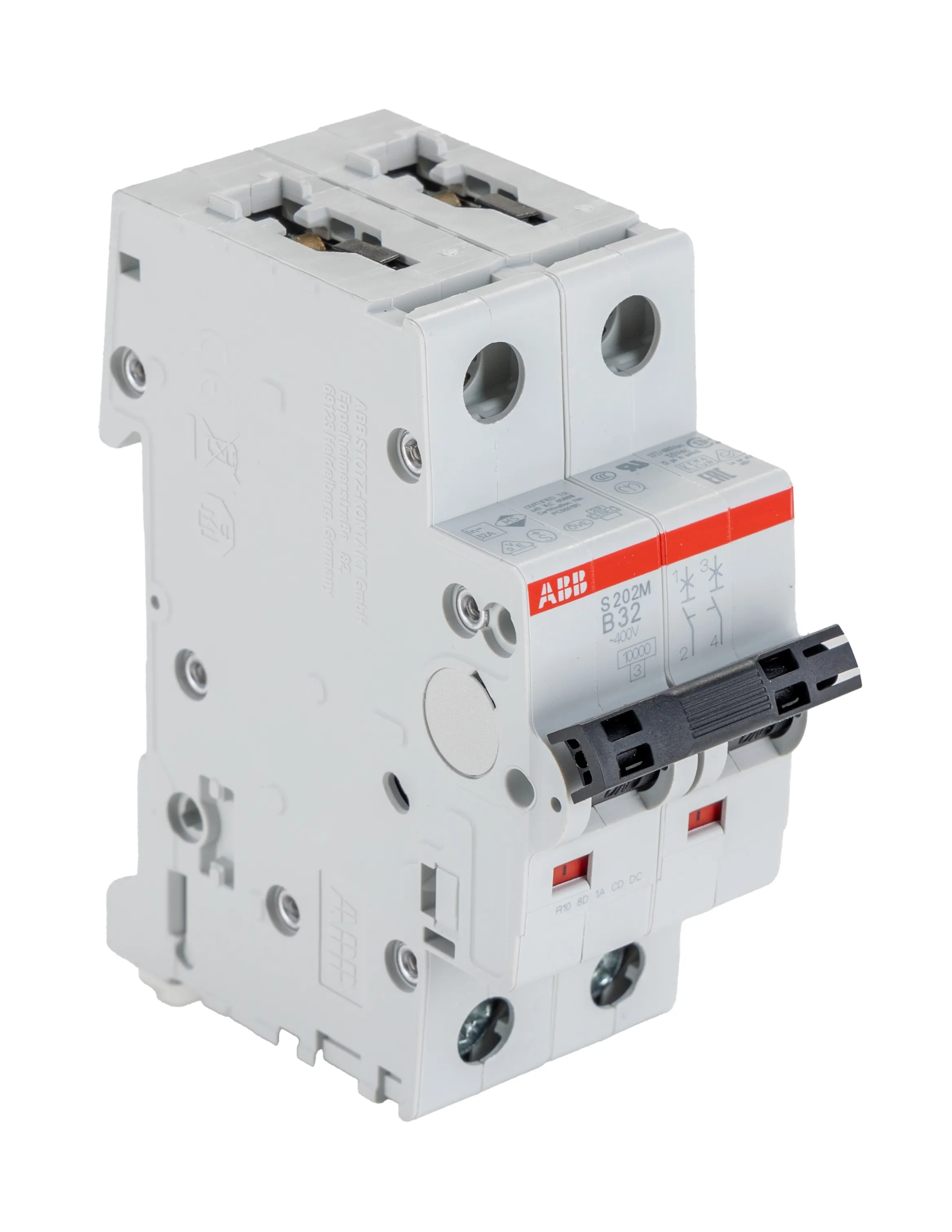 Interruttore magnetotermico ABB, 2P 32A 10 kA, Tipo B