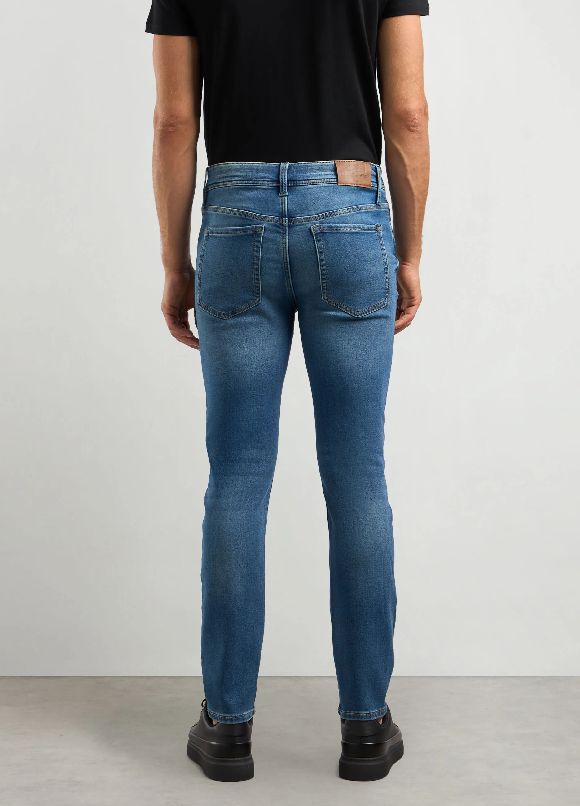 J. HART & BROS  Jeans skinny fit in cotone stretch uomo