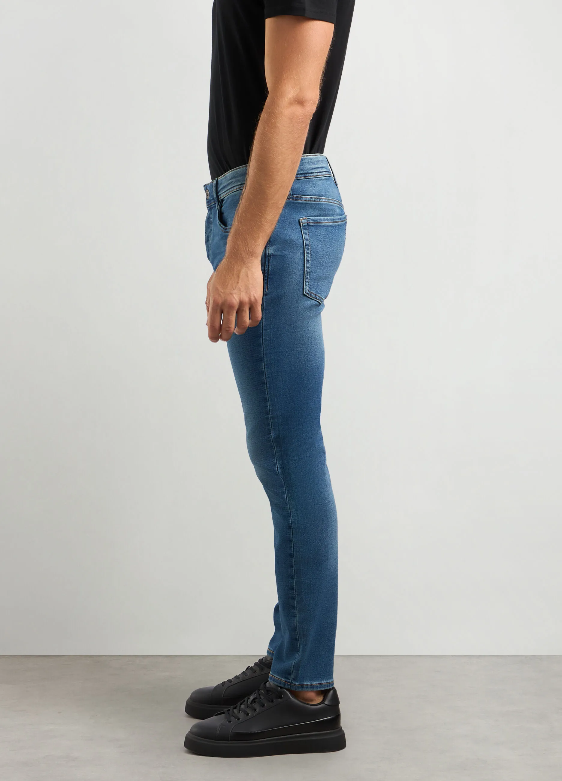 J. HART & BROS  Jeans skinny fit in cotone stretch uomo