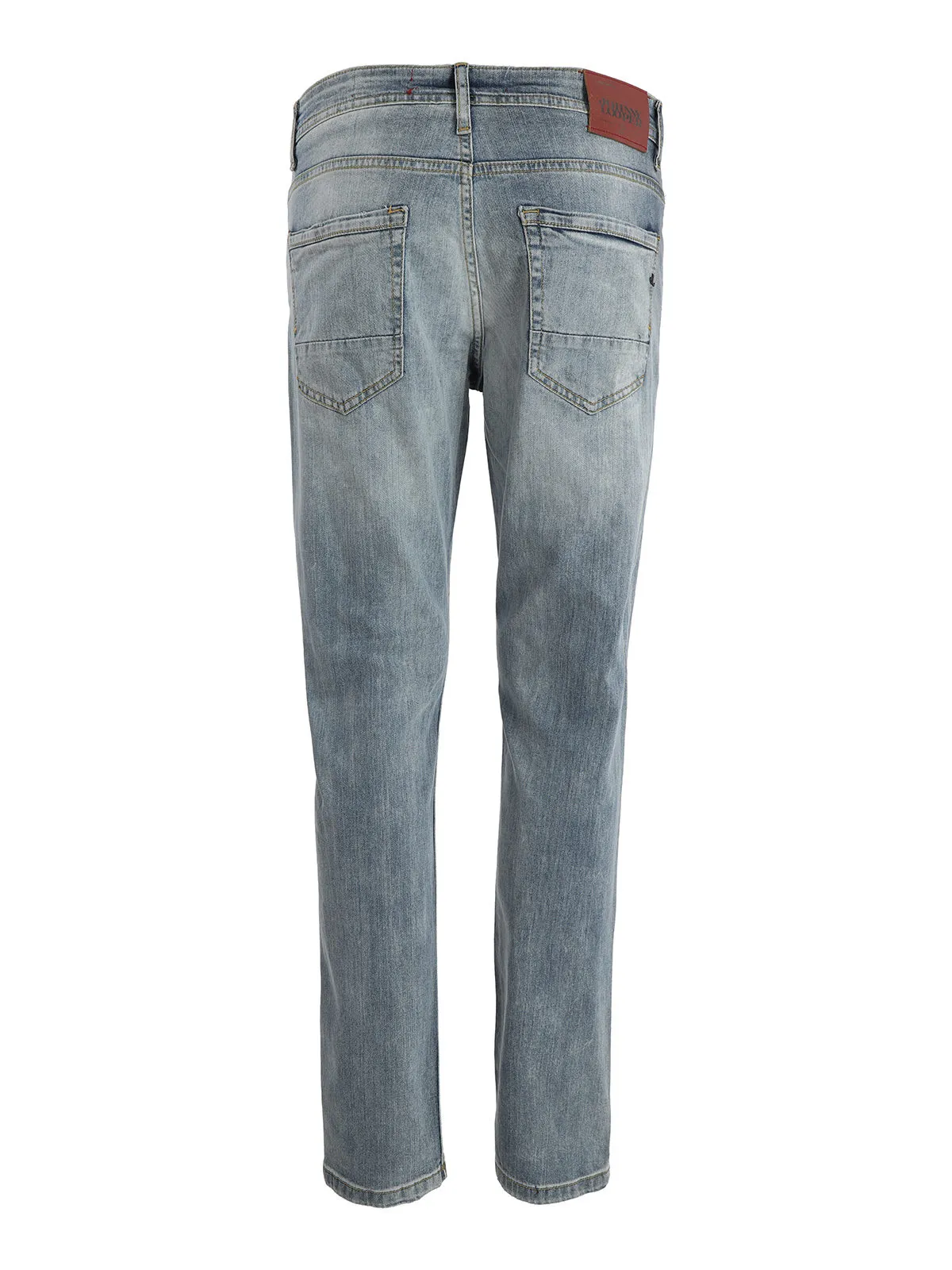 Johnny Looper Jean homme coupe slim avec déchirures