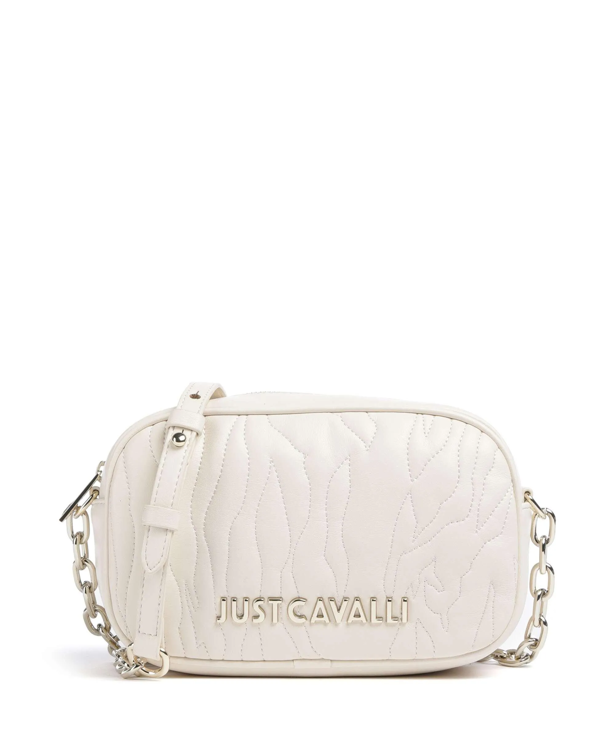 Just Cavalli Range E Style 1 Borsa a tracolla pelle sintetica avorio  