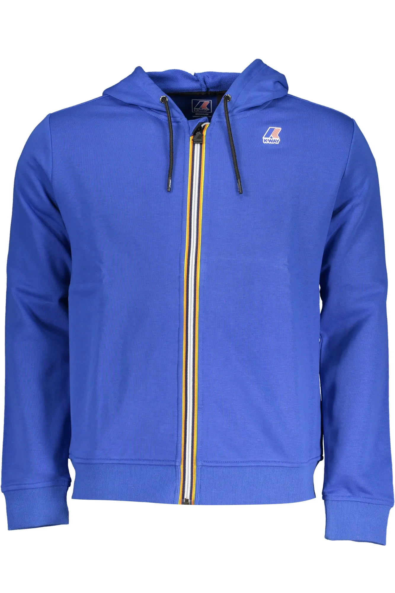 K-WAY FELPA CON ZIP UOMO BLU
