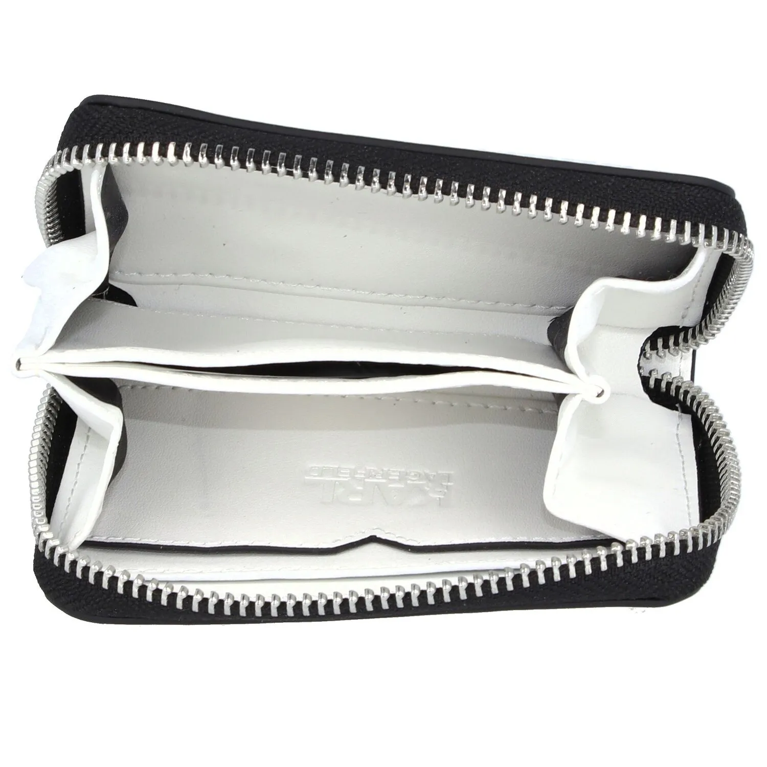 Karl Lagerfeld Portafoglio forato in pelle 10,5 cm