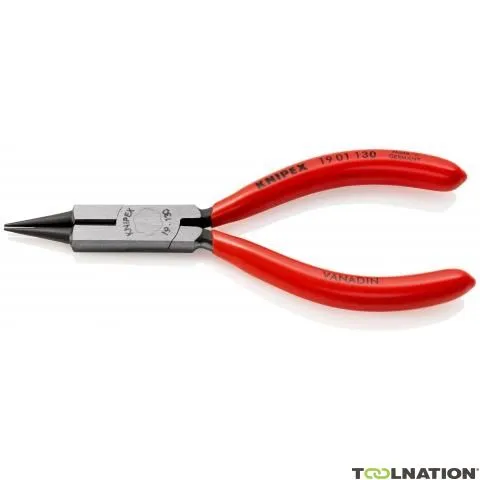 Knipex 19 01 130 Pinza per piegatura tonda con tagliente laterale 130 mm