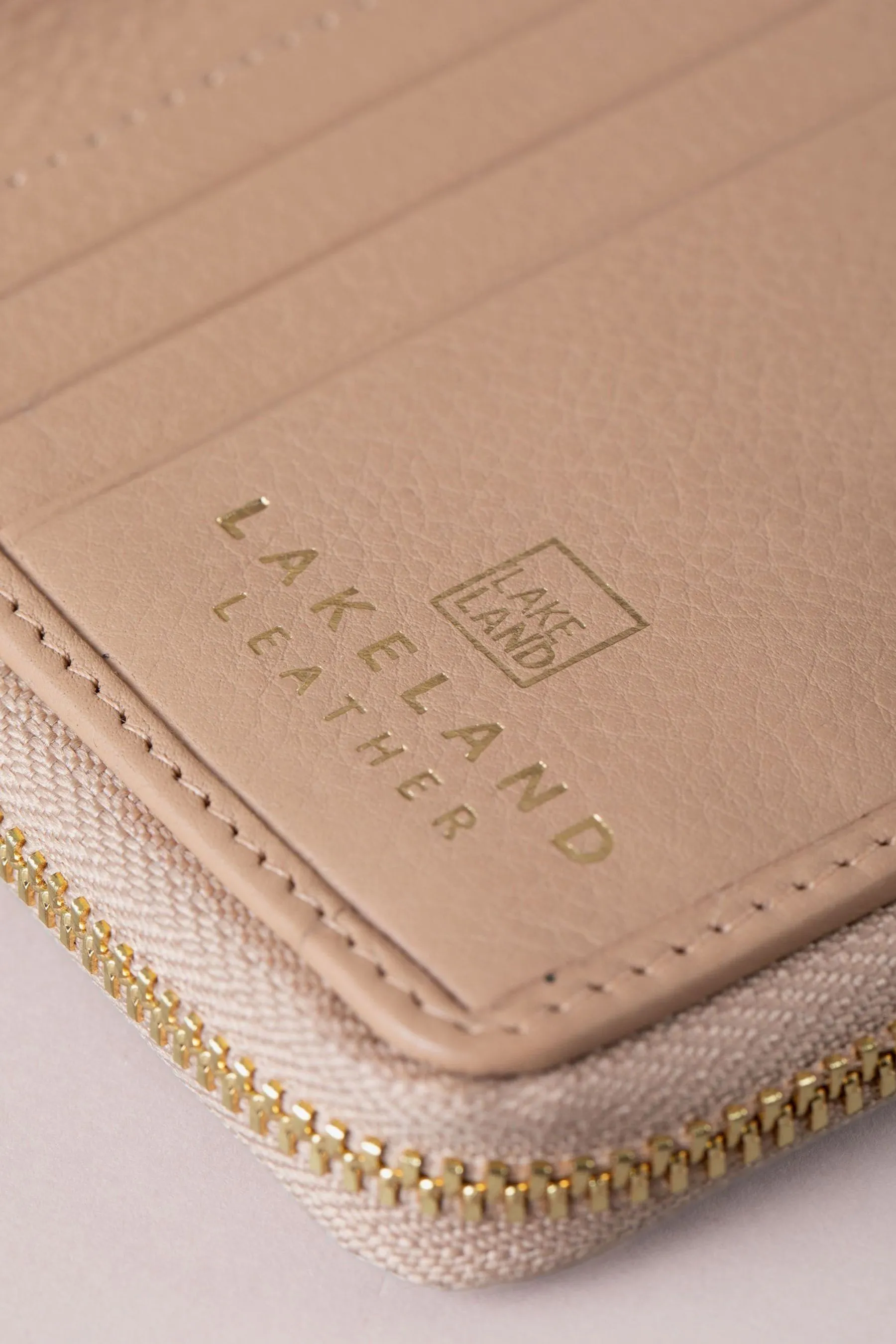 Lakeland Leather Small Icon Embossed Zip Purse    