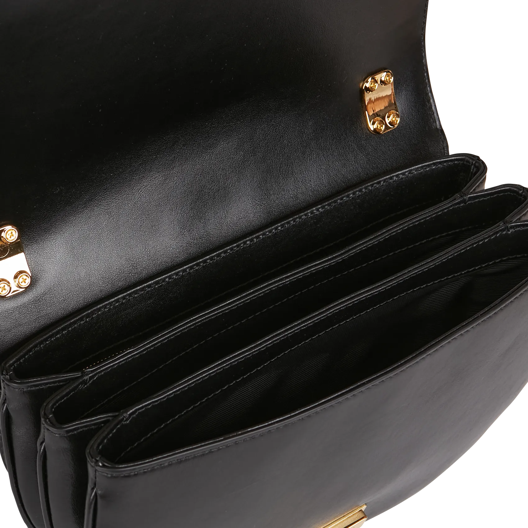  LANCEL   CLEPSYDRE - Borsa a tracolla in pelle effetto coccodrillo | Nero