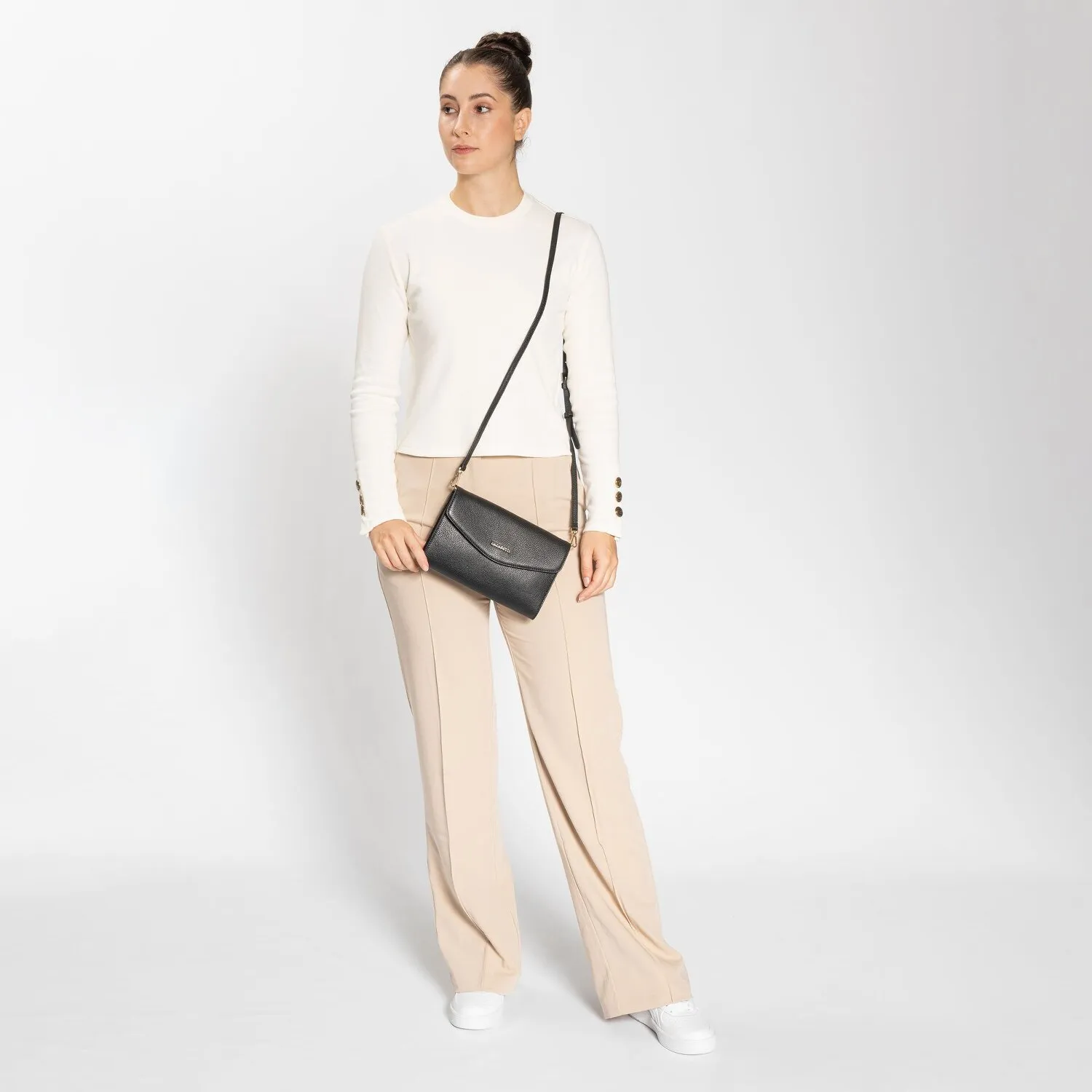 Lazarotti Bologna Leather Pochette Pelle 23 cm