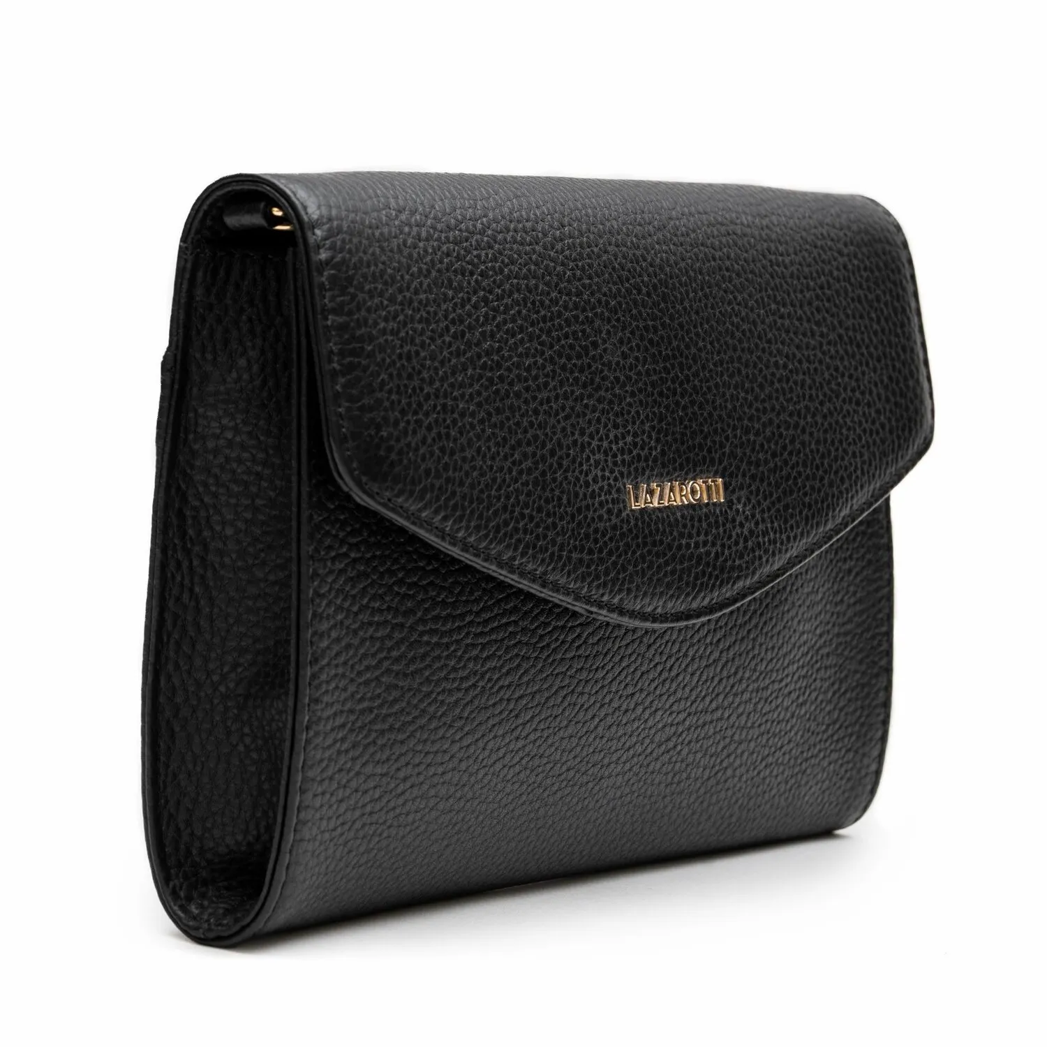 Lazarotti Bologna Leather Pochette Pelle 23 cm