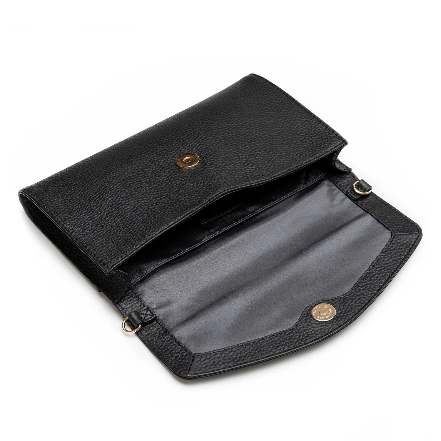 Lazarotti Bologna Leather Pochette Pelle 23 cm
