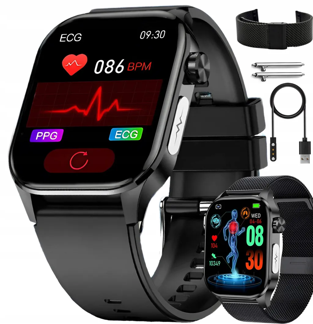 Lazird Smartwatch SmartWatch AMOLED ECG HRV GLUCOSE TALKS ne